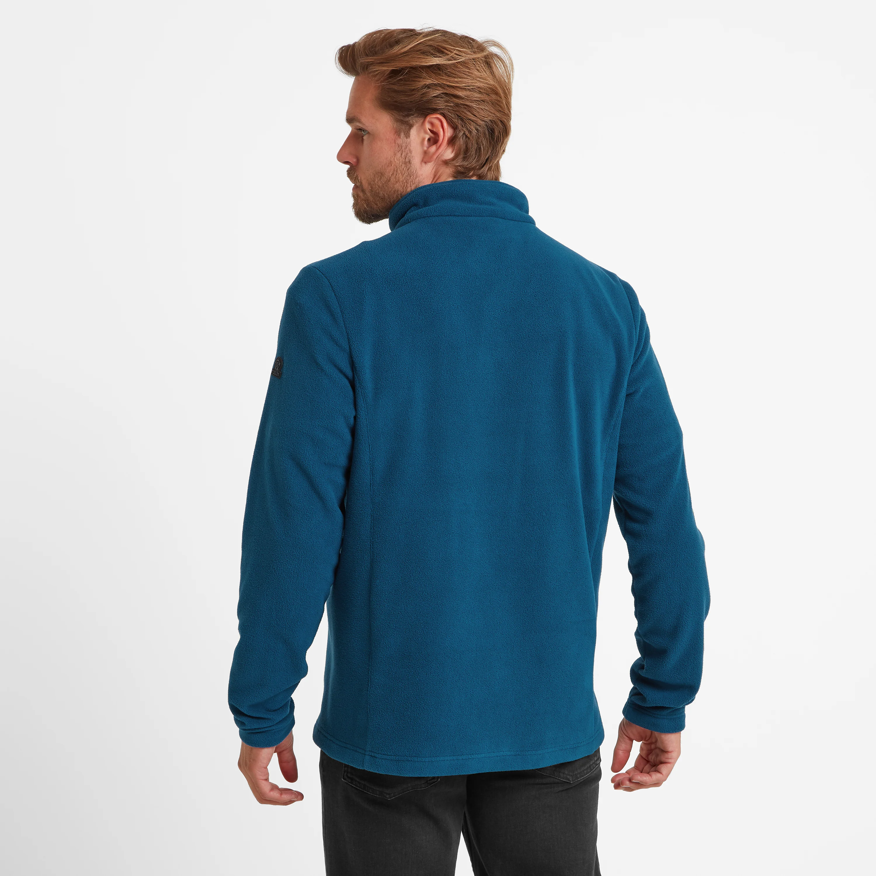 Revive Mens Quarter Zip Fleece - Marine Blue - Image 4