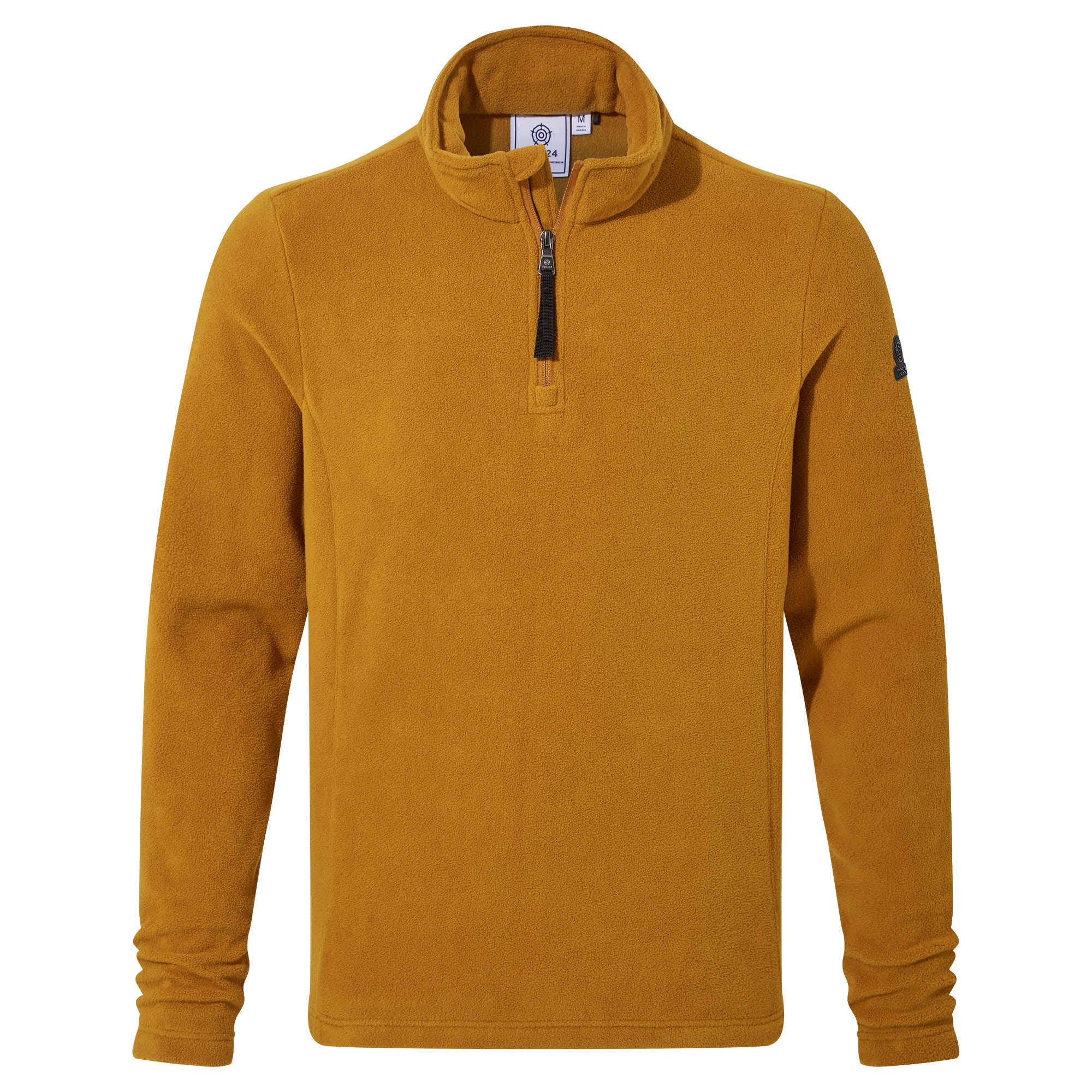 Revive Mens Quarter Zip Fleece - Rich Ochre - Image 7