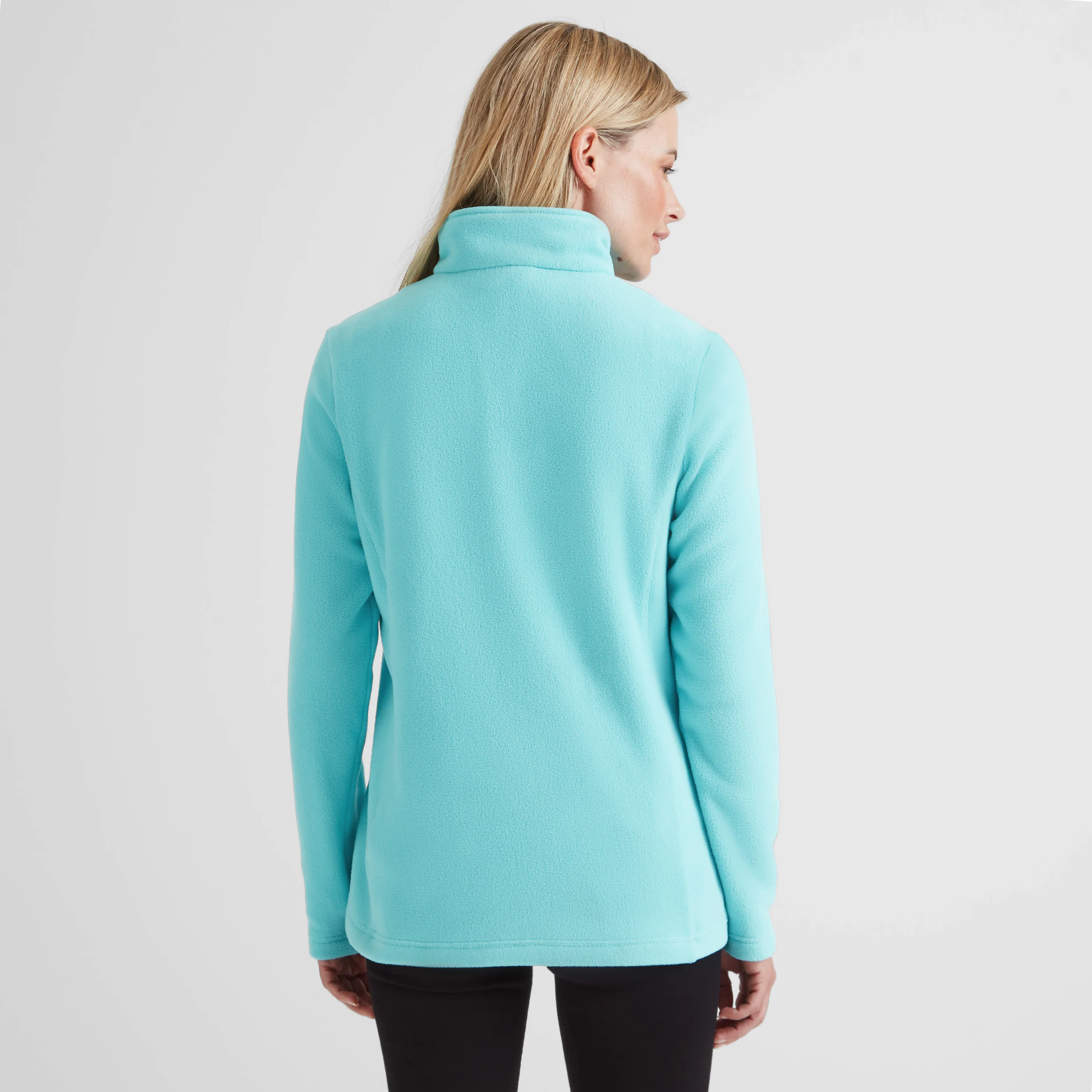 Revive Womens Quarter Zip Fleece - Shore Blue - Image 4