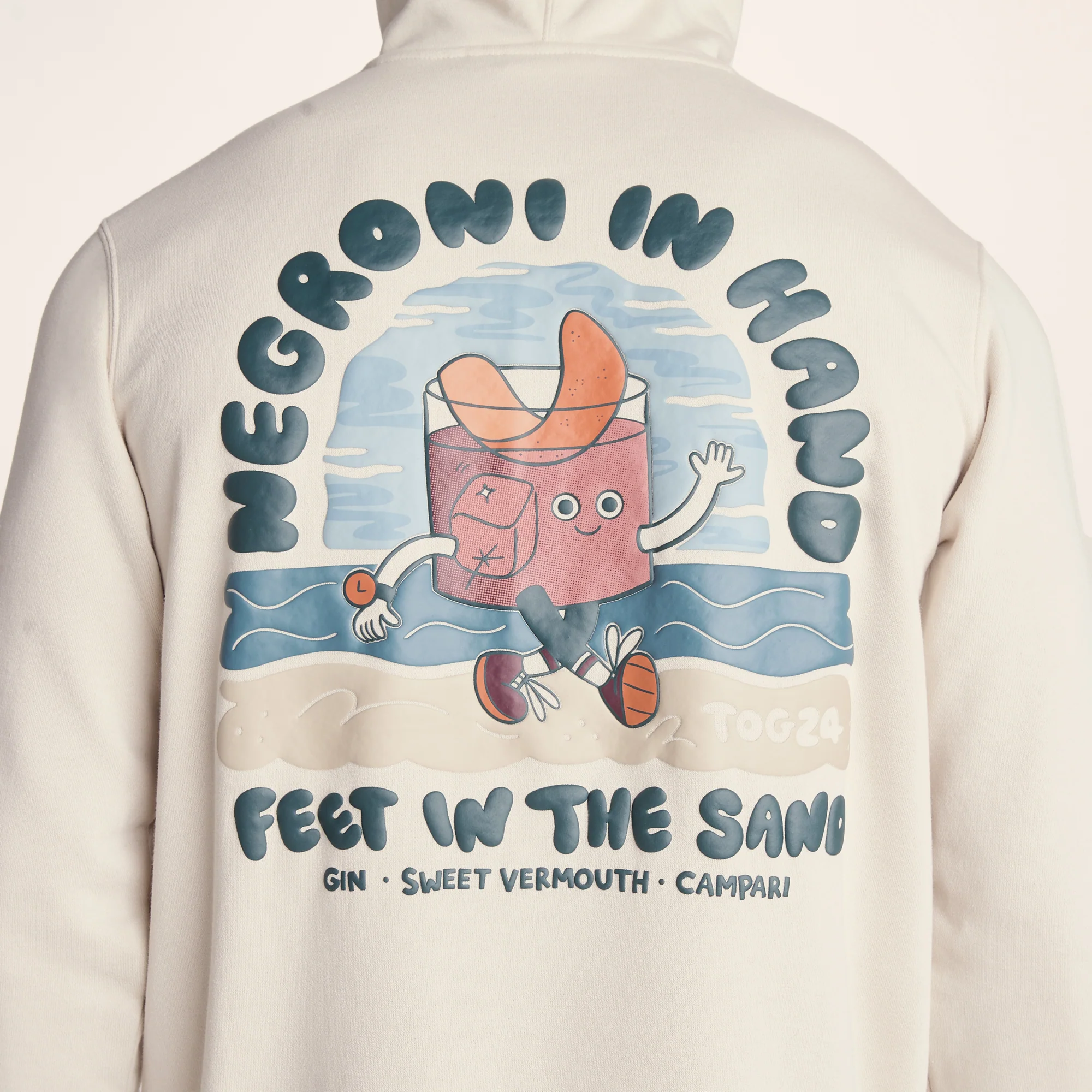 Riverton Mens Relaxed Fit Supersoft Hattie Clark Hoody - Warm Cloud - Image 6