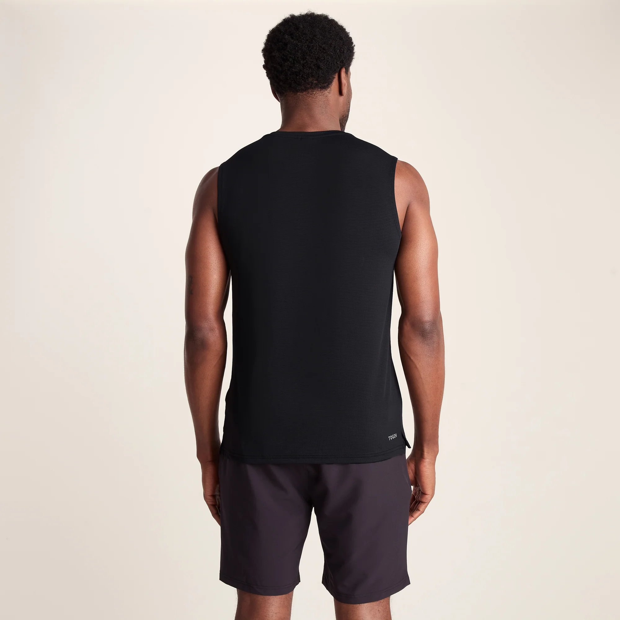 Rocco Mens Performance Vest - Black - Image 4