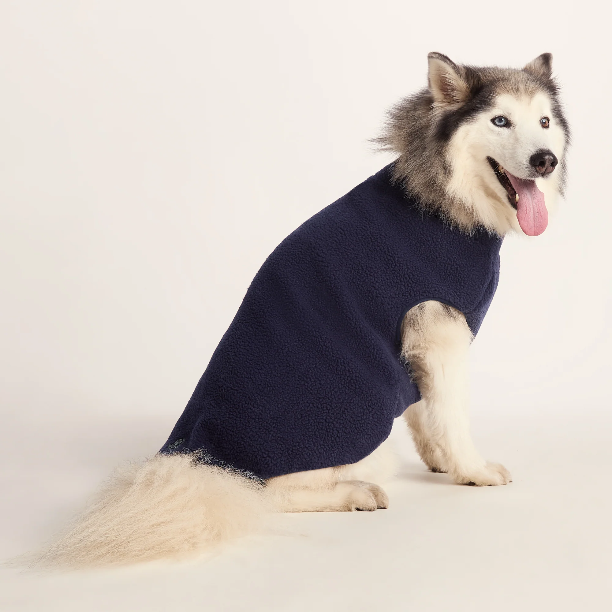 Rover Sherpa Dog Coat L - Oxford Blue - Image 2