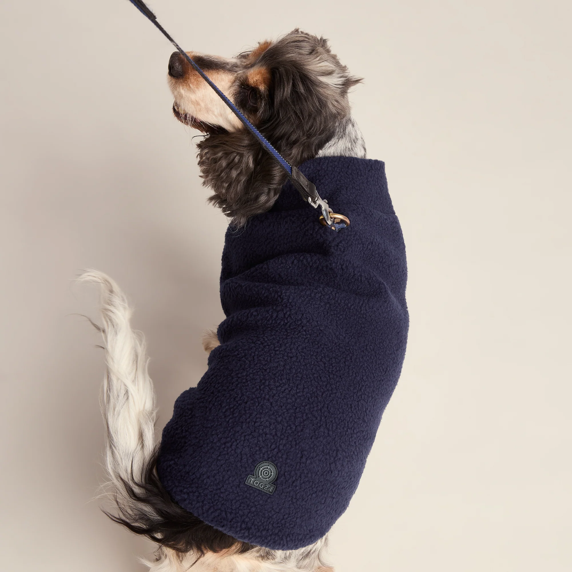 Rover Sherpa Dog Coat M - Oxford Blue - Image 2