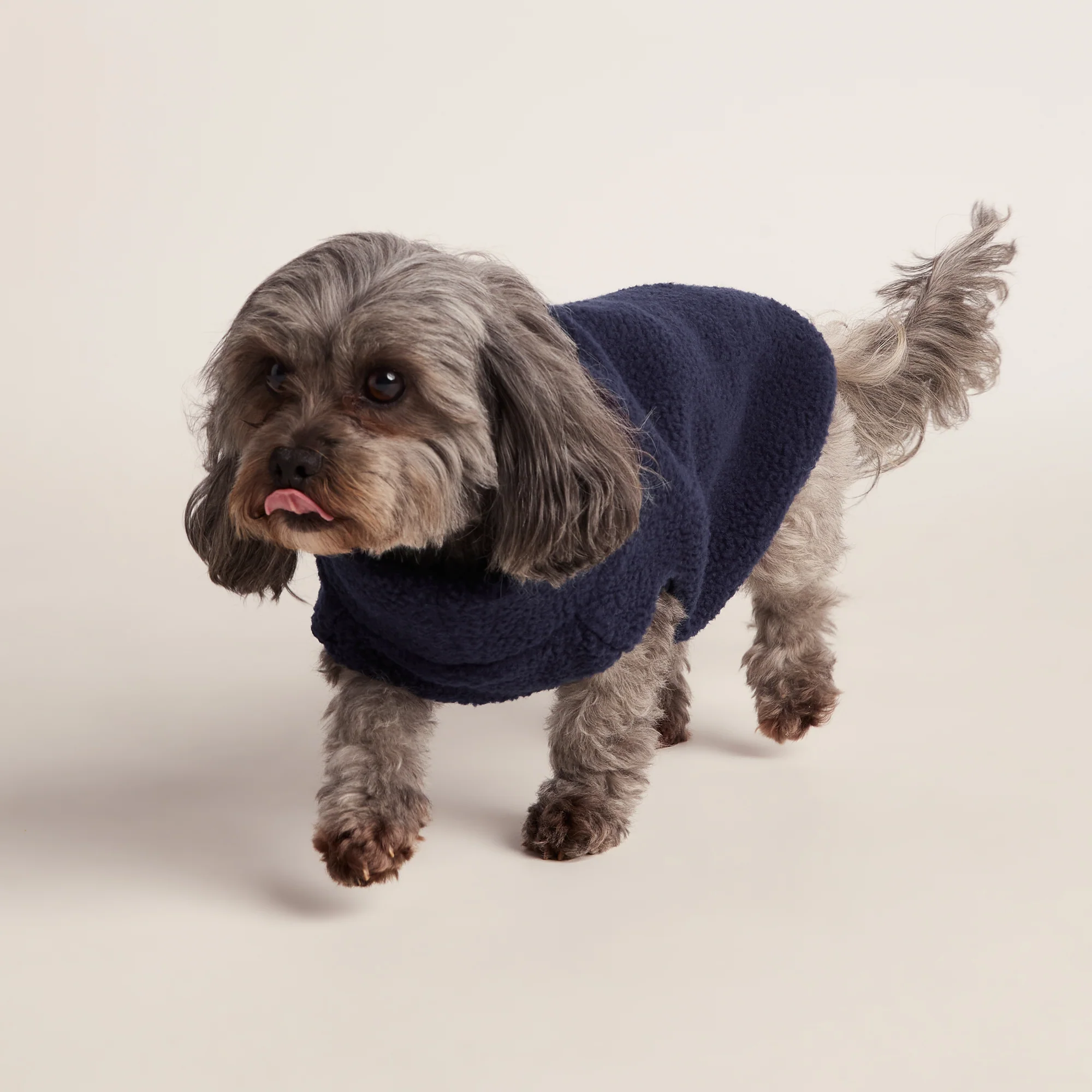 Rover Sherpa Dog Coat XS - Oxford Blue - Image 2
