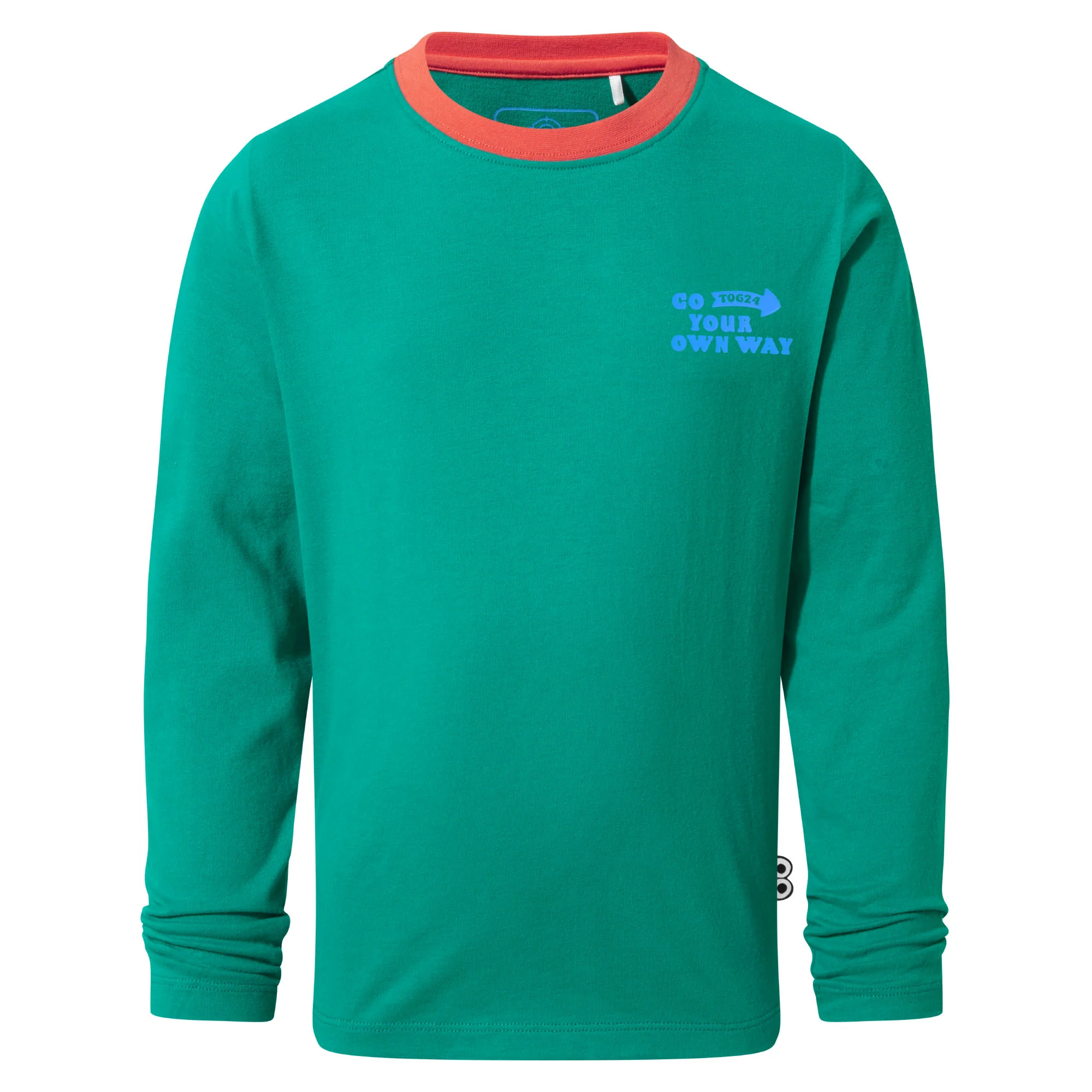 Ryeland Kids Shaun the Sheep T-Shirt LS - Jungle Green - Image 6