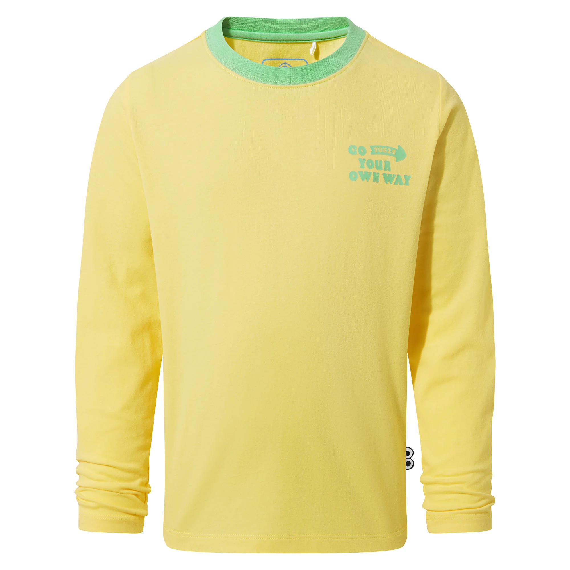 Ryeland Kids Shaun the Sheep T-Shirt LS - Sunshine Yellow - Image 5