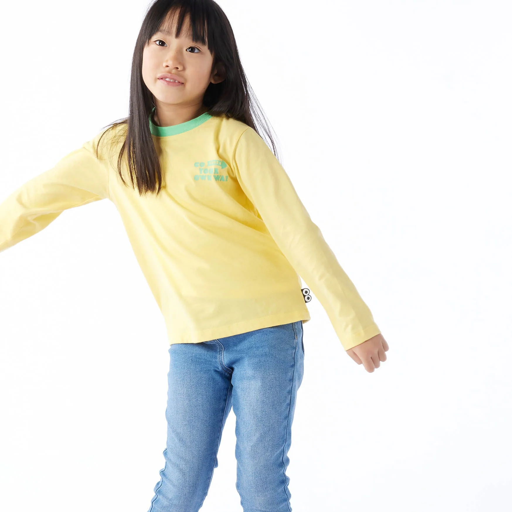 Ryeland Kids Shaun the Sheep T-Shirt LS - Sunshine Yellow - Image 7
