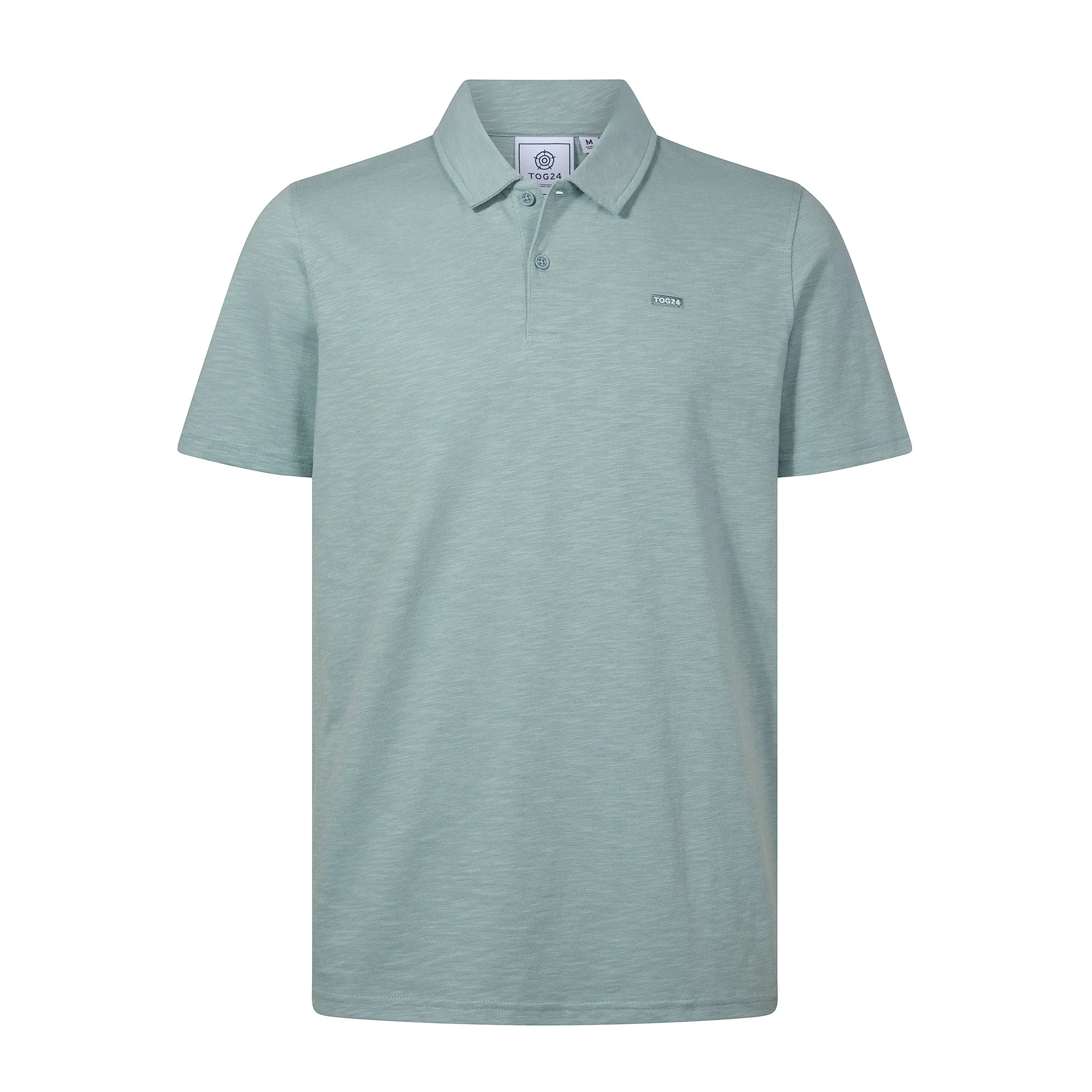 Sawyer Mens 100% Cotton Jersey Polo Shirt - Summer Sky - Image 6