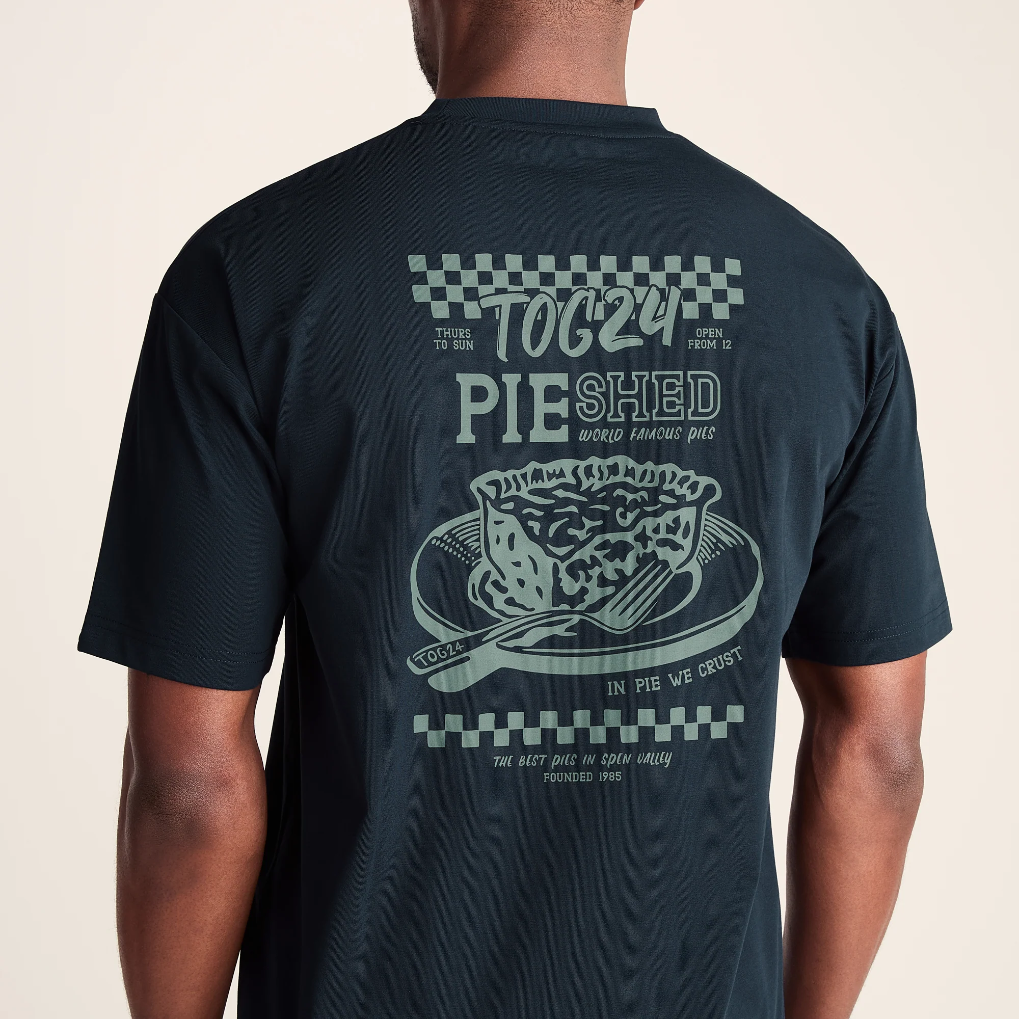 Shed Mens Premium Supersoft Relaxed Fit T-Shirt - Dark Indigo - Image 6