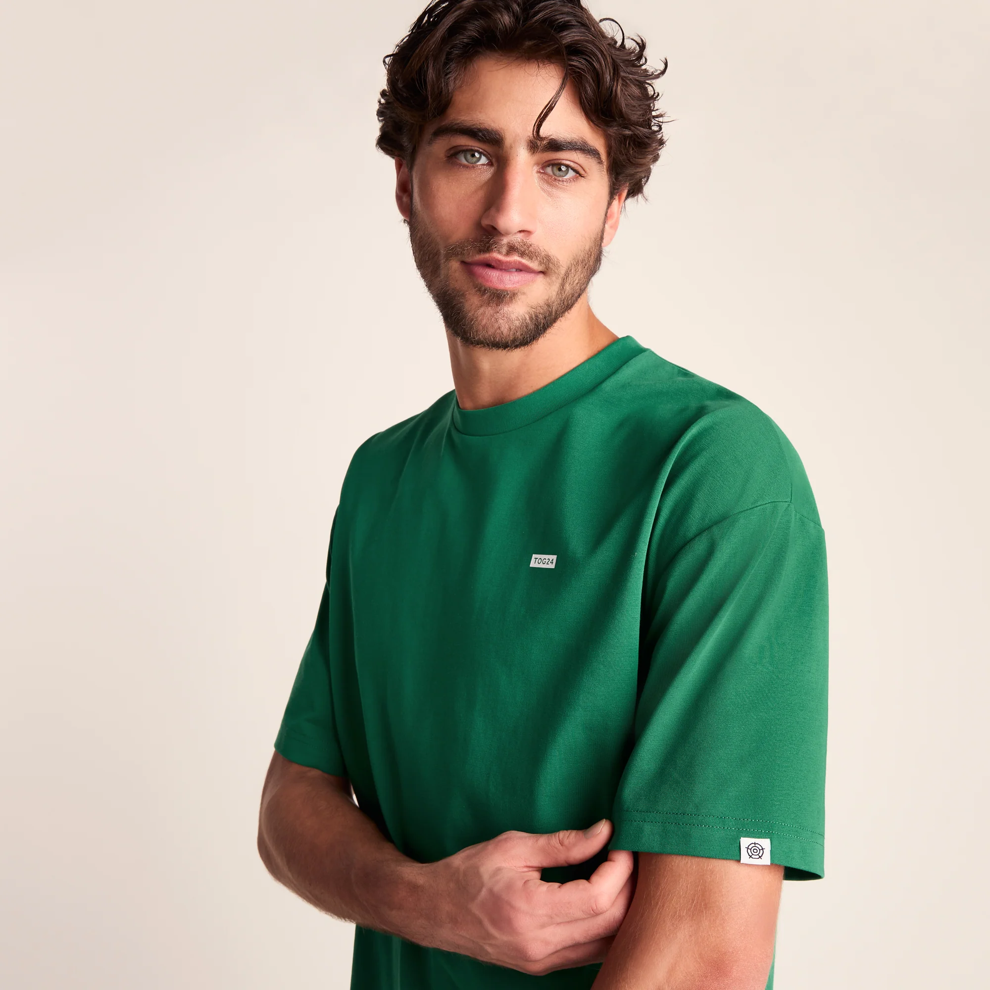Shed Mens Premium Supersoft Relaxed Fit T-Shirt - Green - Image 5