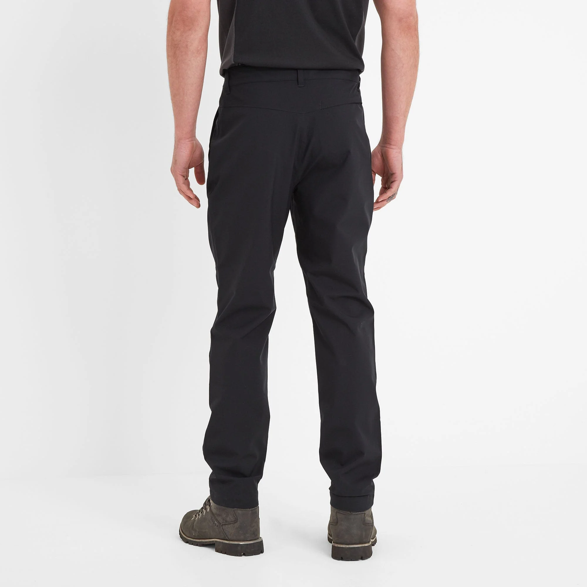 Silsden Mens Waterproof Trousers Regular - Black - Image 2