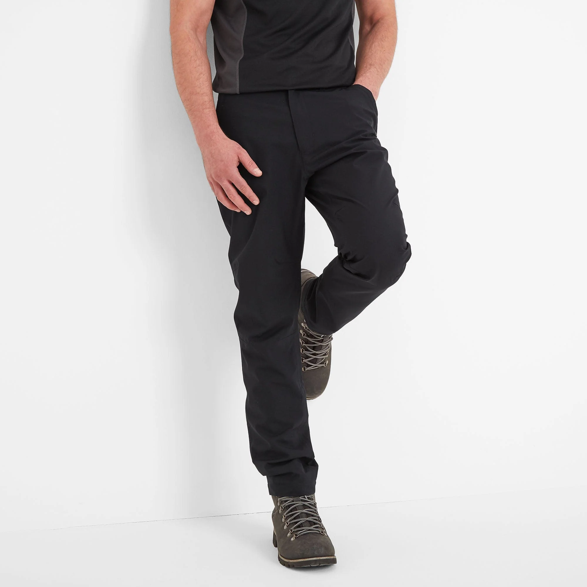 Silsden Mens Waterproof Trousers Regular - Black - Image 8