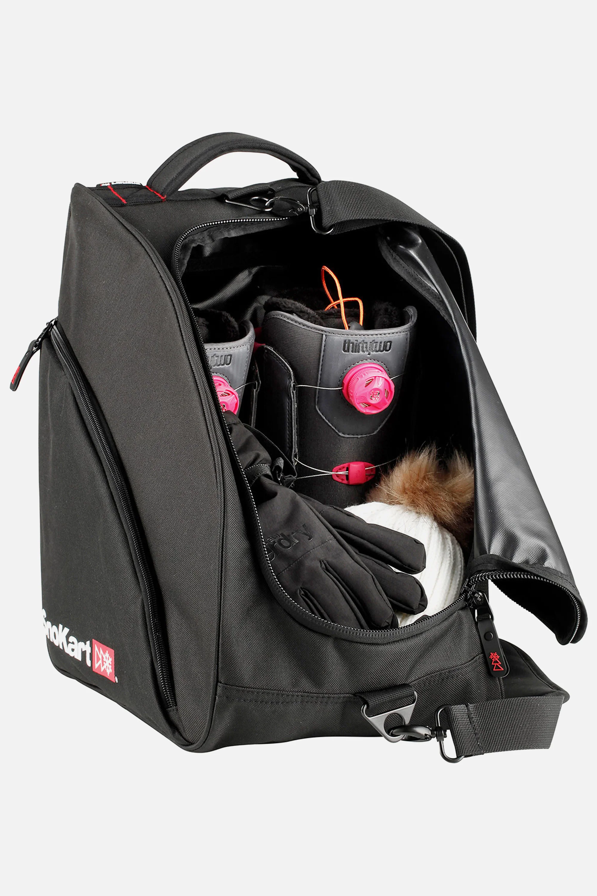 SnoKart Classik Boot Bag - Black - Image 3