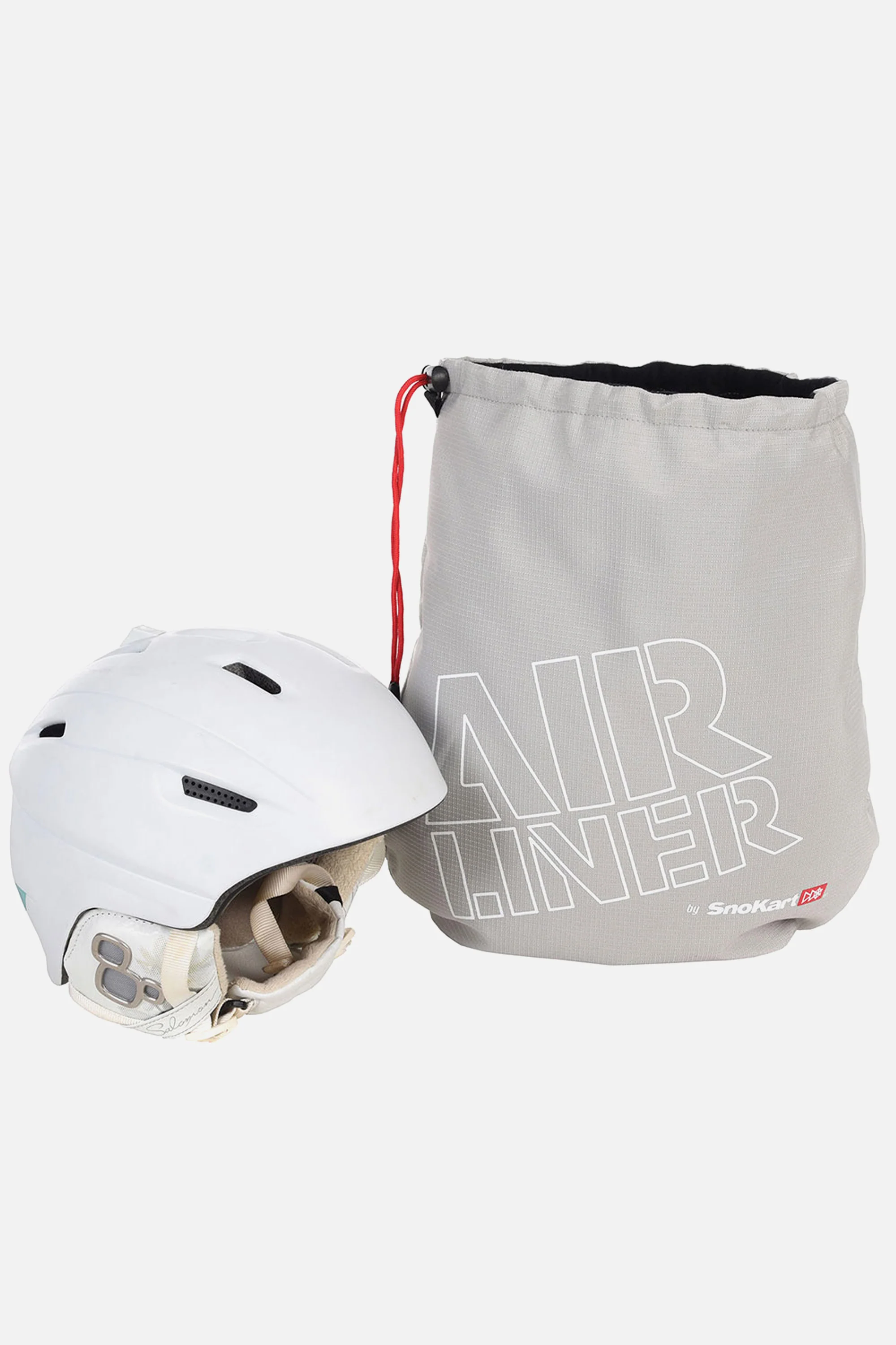 SnoKart Helmet Airliner - Grey - Image 5