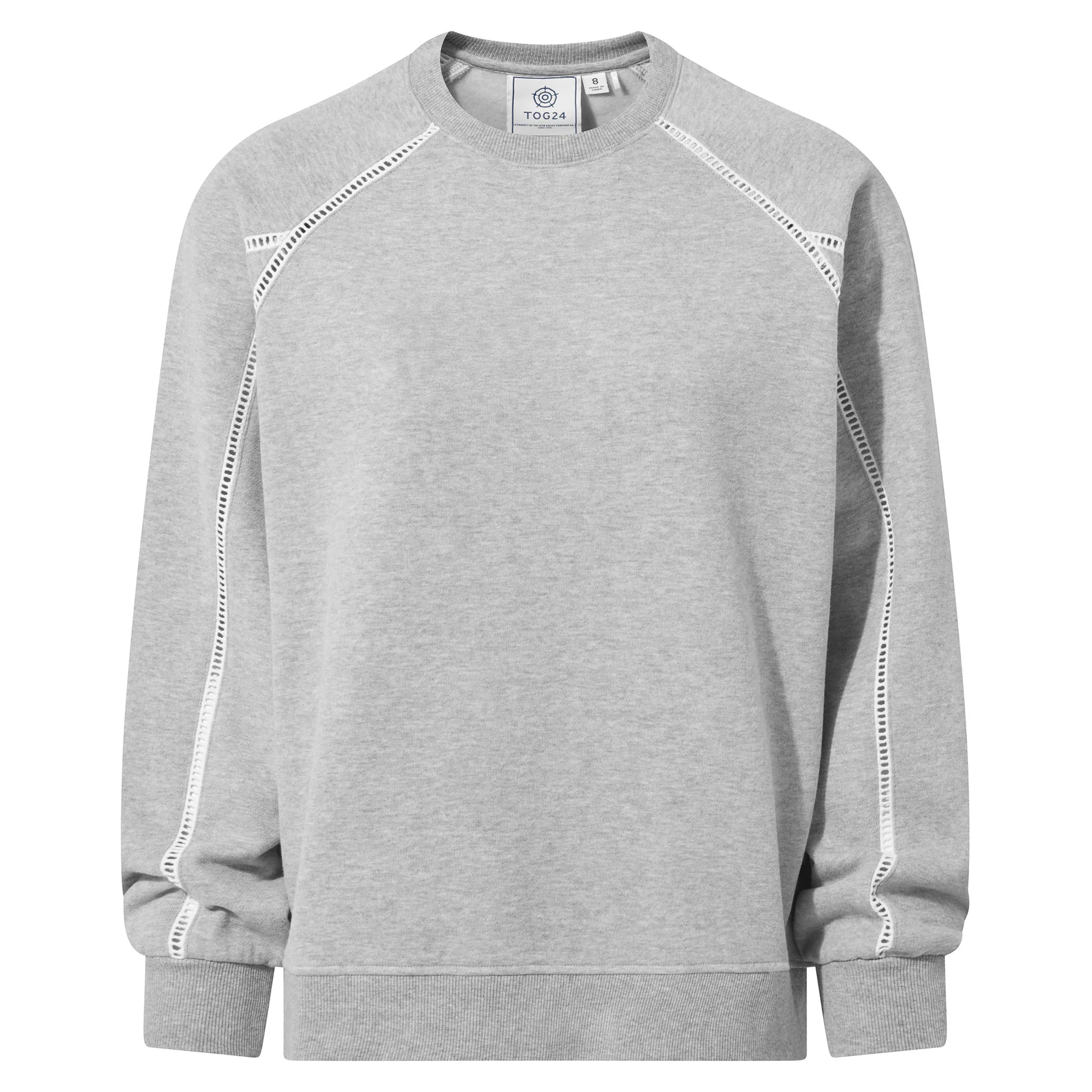 Sorina Womens Supersoft Sweatshirt - Light Grey Marl - Image 6