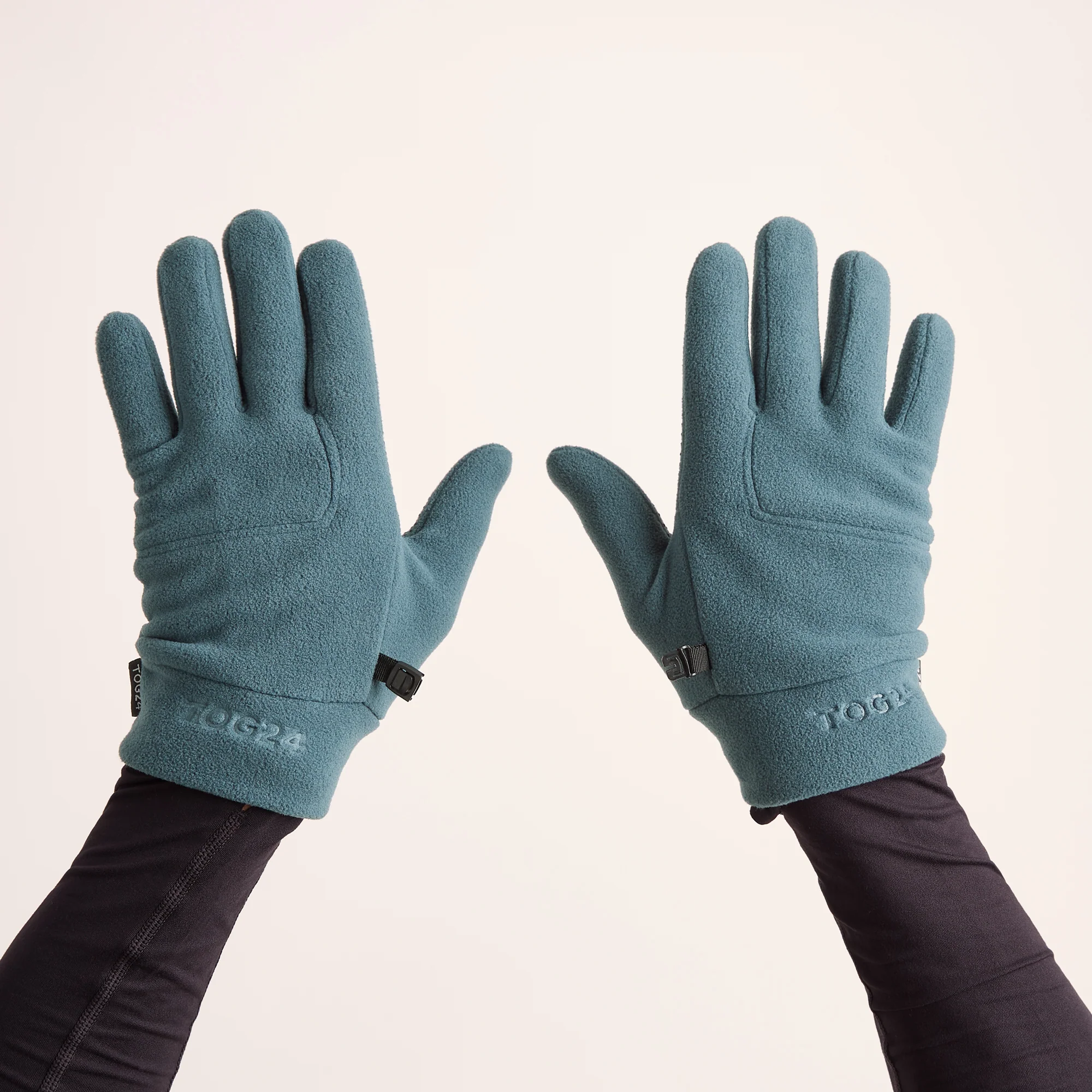 Stride Microfleece Gloves - Dark Turquoise - Image 2