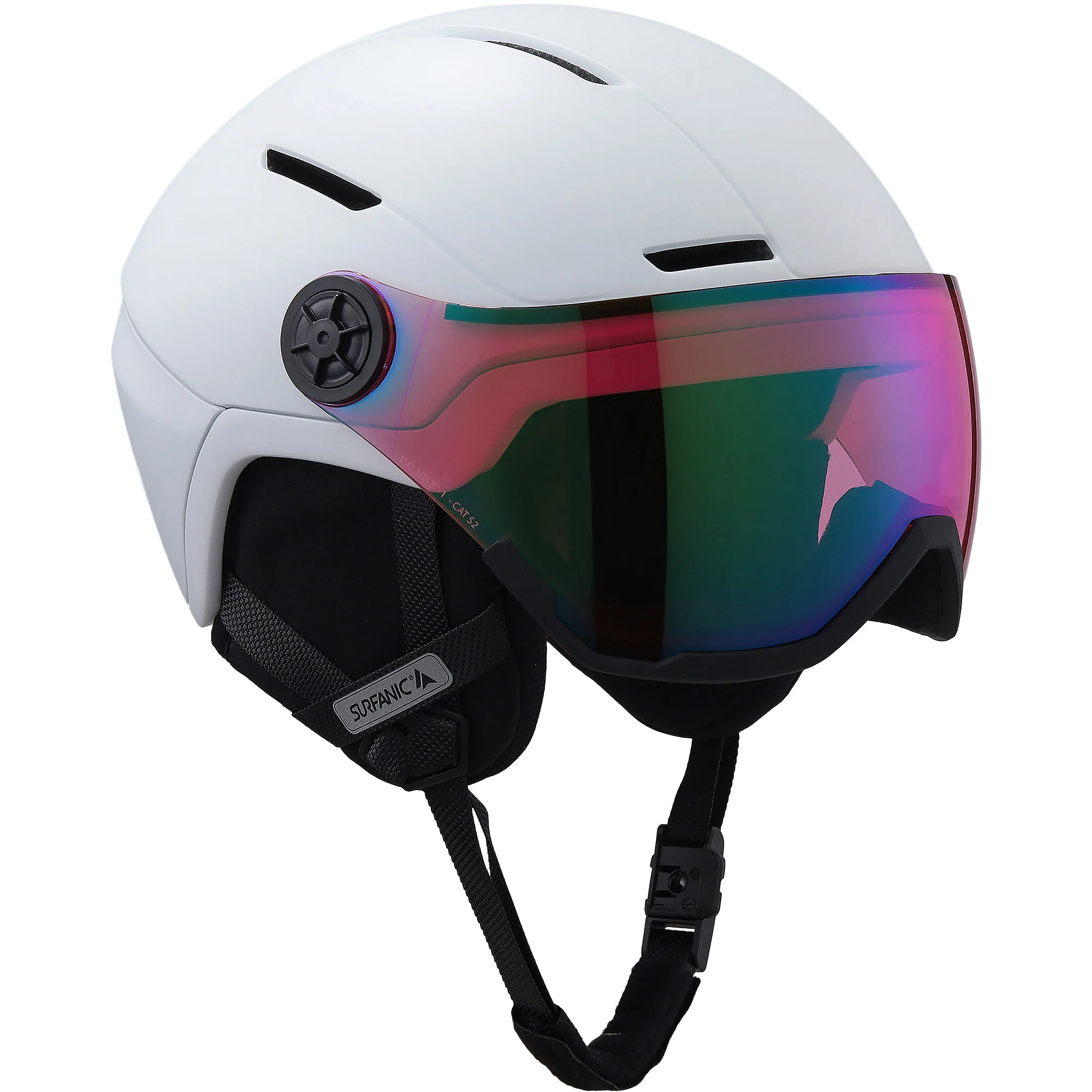 Surfanic Halo Visor Helmet - Optic White - Image 7