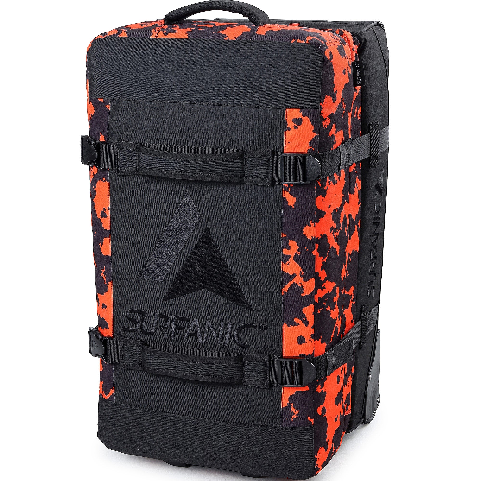 Surfanic Maxim 3.0 100L Roller Bag - Orange Map - Image 4