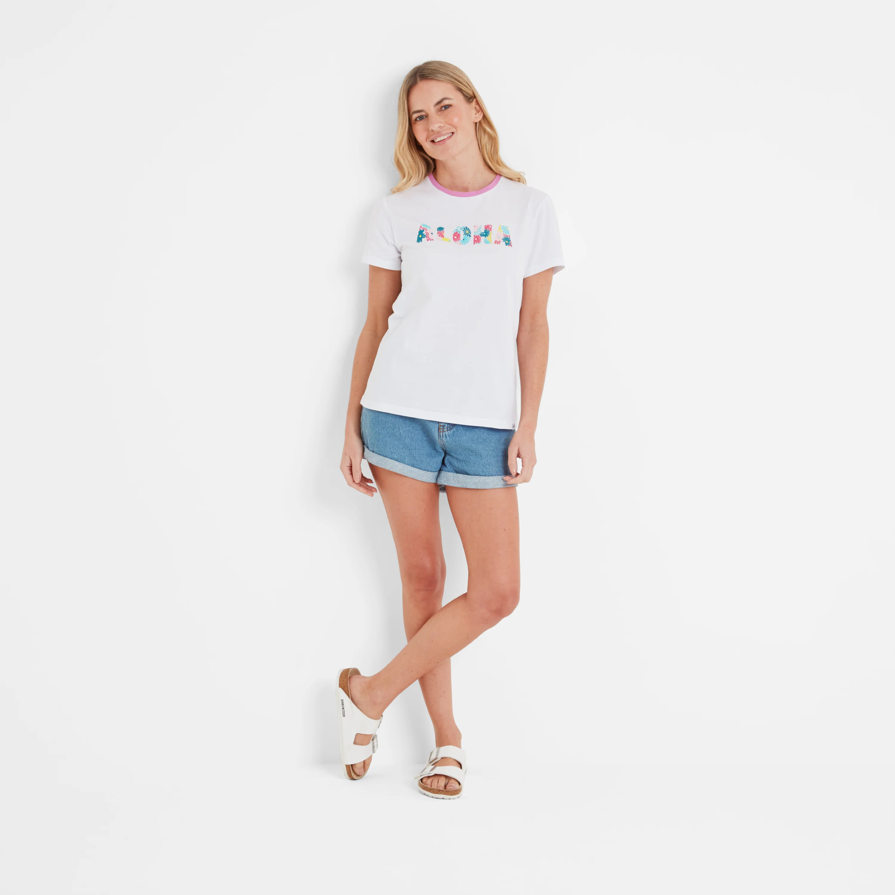 Susan Womens 100% Cotton Supersoft T-Shirt - Optic White