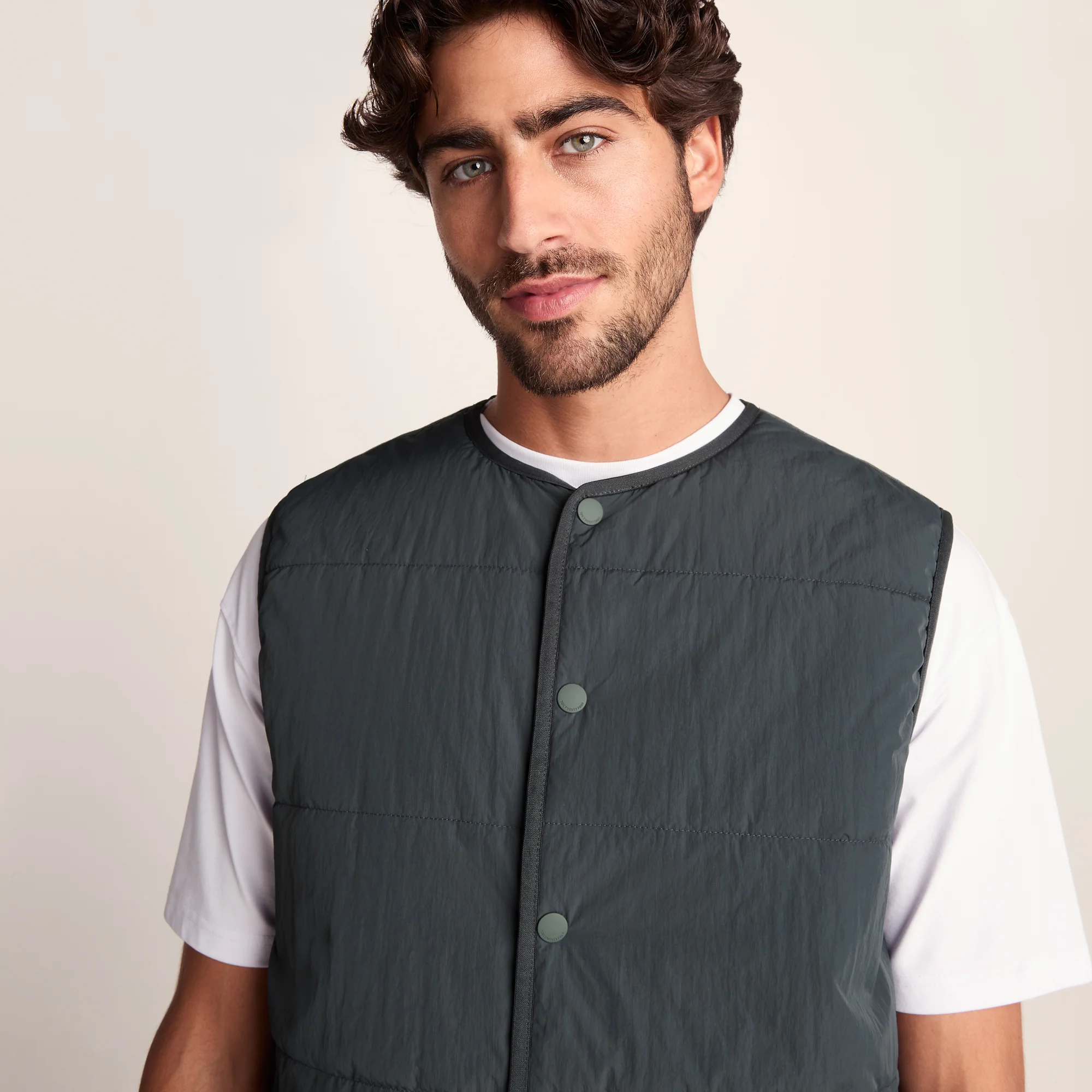 Sutterby Mens Shower Resistant Insulated Gilet - Deep Slate - Image 5