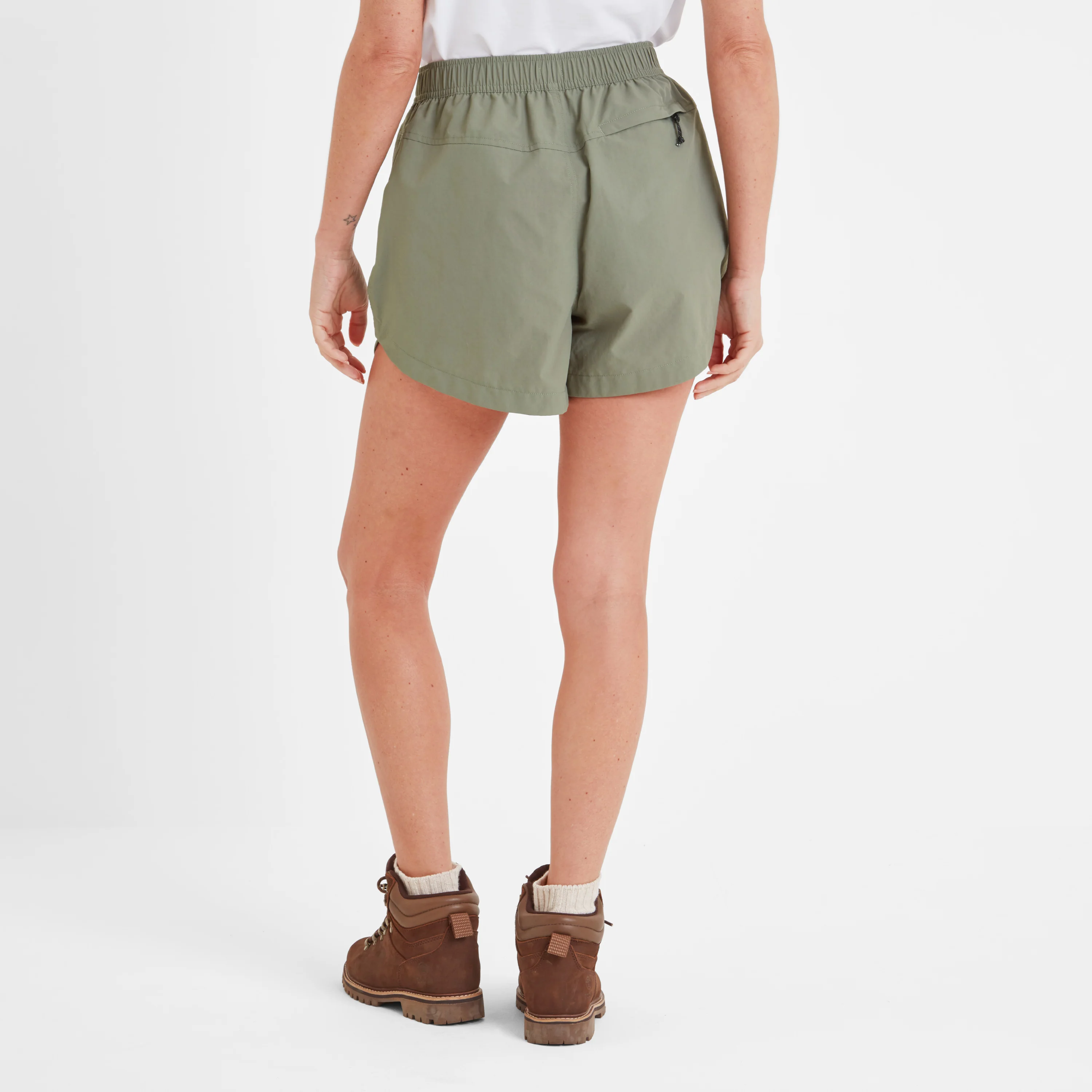 Tempo Womens Ripstop Performance Shorts - Faded Khaki - Image 3