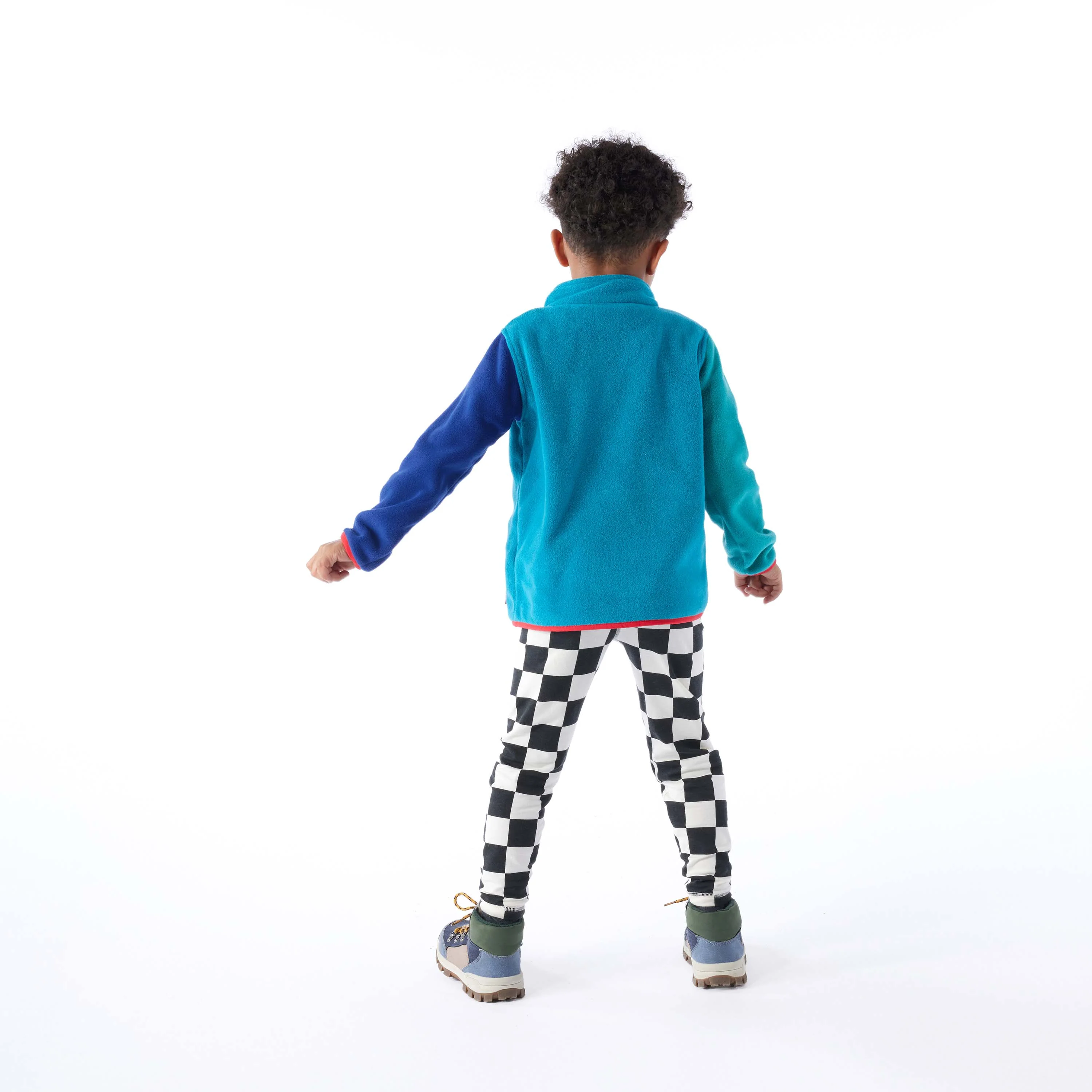 Texel Kids Shaun the Sheep Fleece Zip Neck - Ocean Blue - Image 4