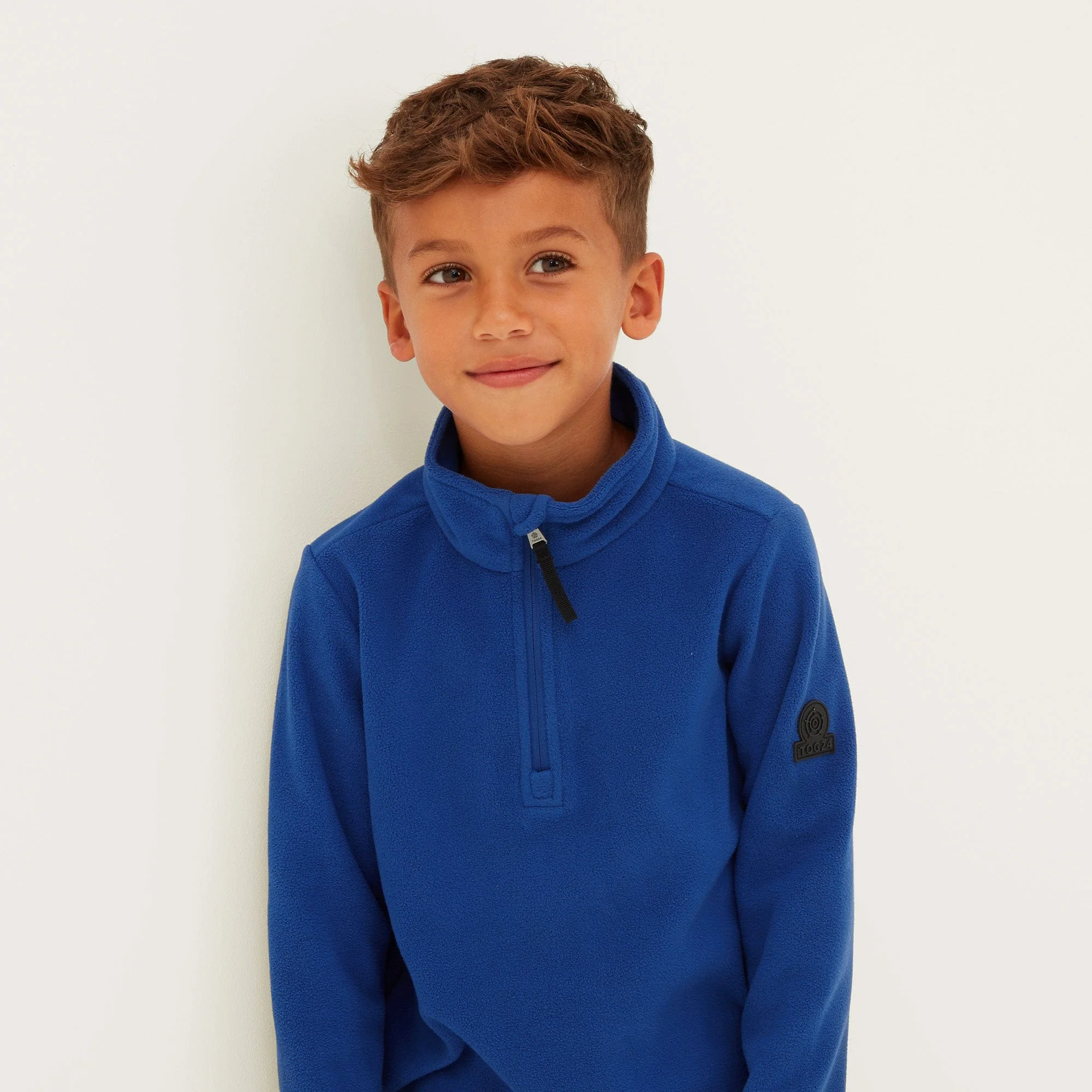 Toffolo Kids Zipneck Fleece - Royal - Image 2