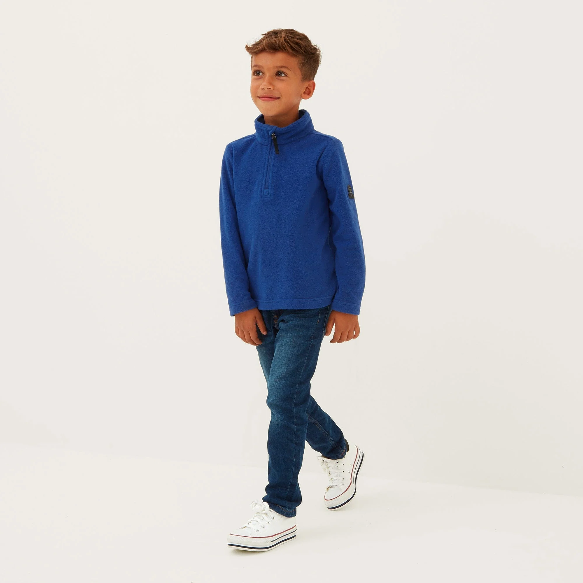 Toffolo Kids Zipneck Fleece - Royal - Image 4