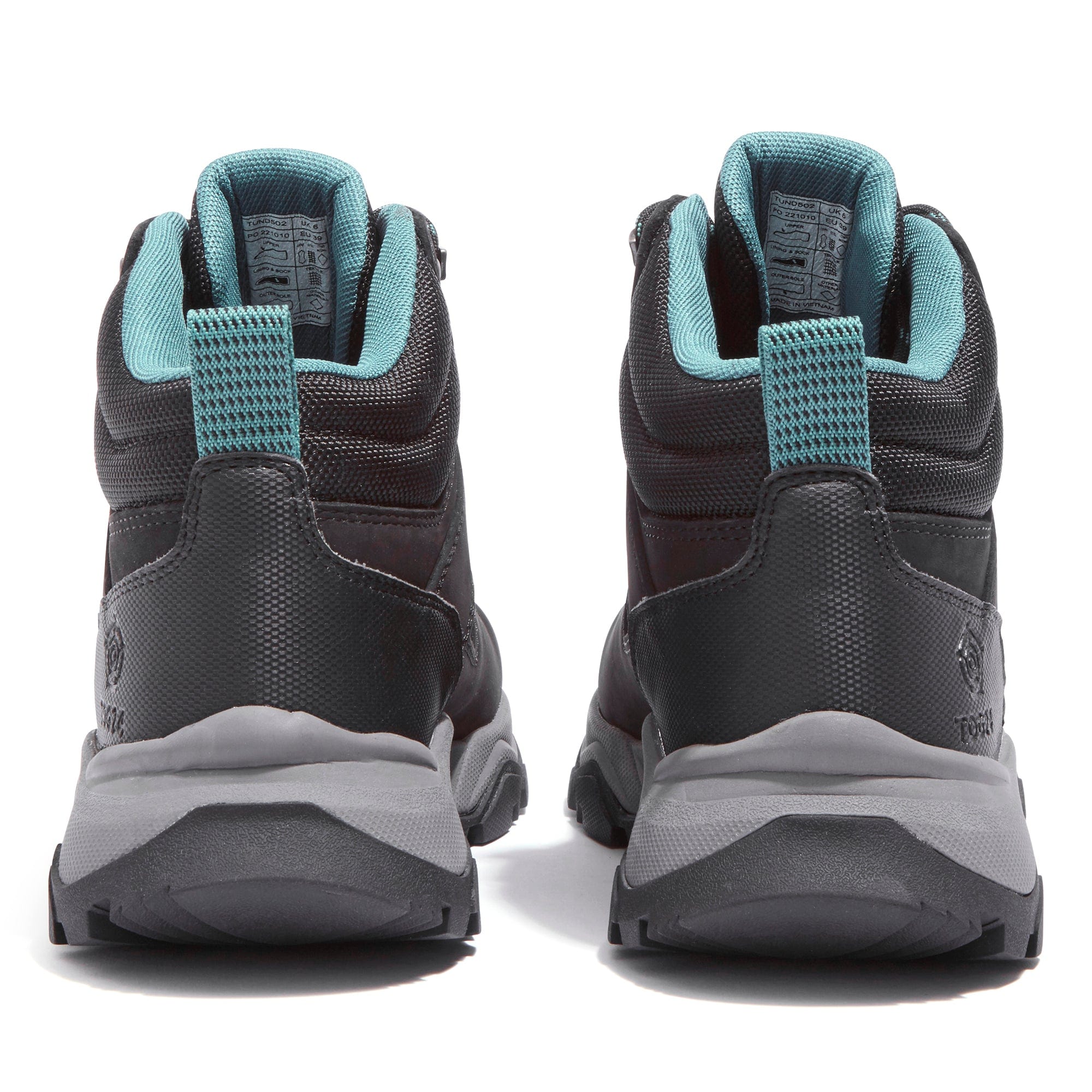 Tundra Womens Walking Boot - Black/Teal - Image 5