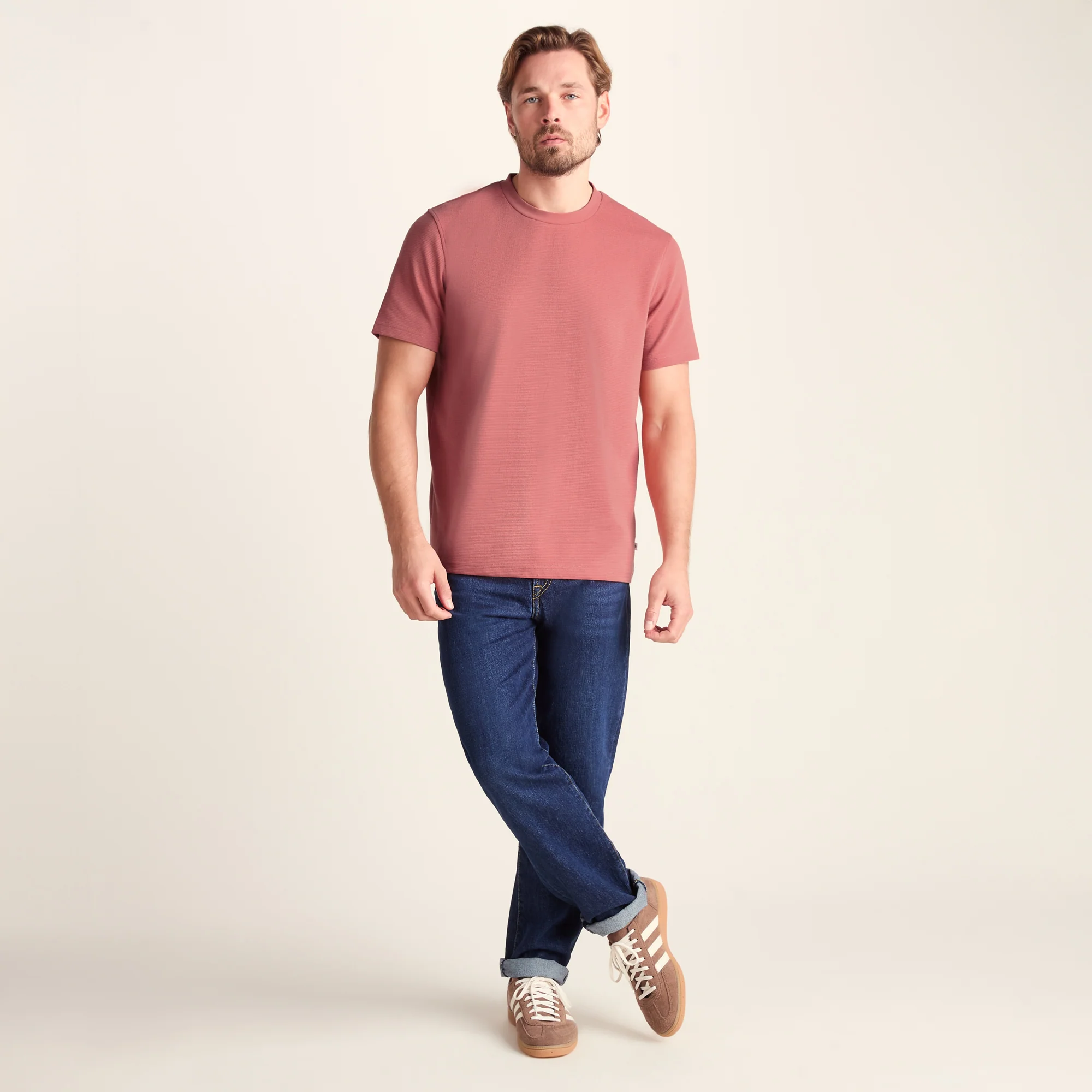 Turriff Mens Relaxed Fit T-Shirt - Redwood - Image 2