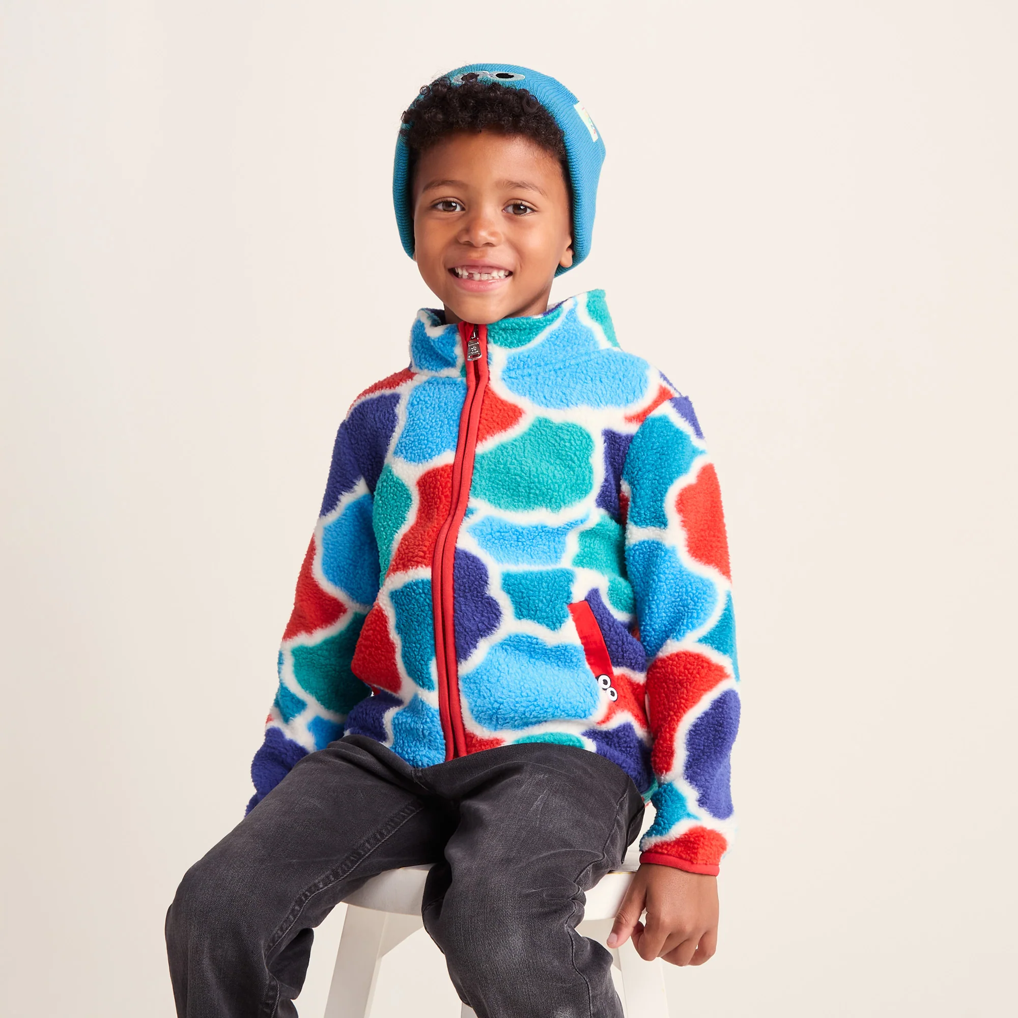 Uda Kids Shaun the Sheep Knit Hat - Sky Blue