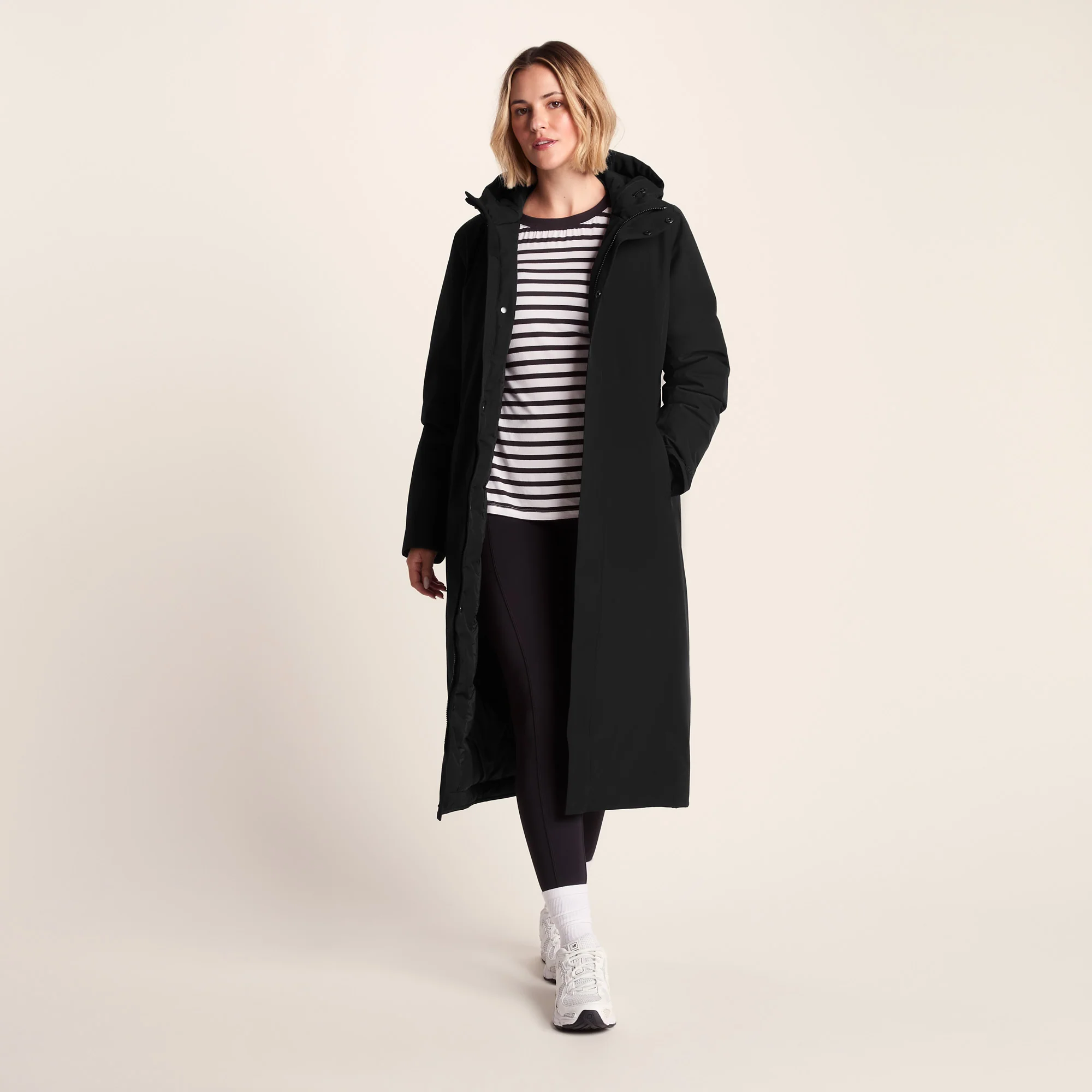 Uma Womens Waterproof Down Insulated Parka - Black - Image 6