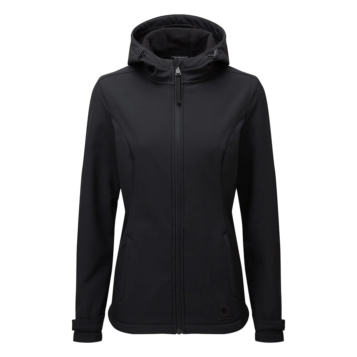 Valley Womens Softshell Hoody - Black - Image 2