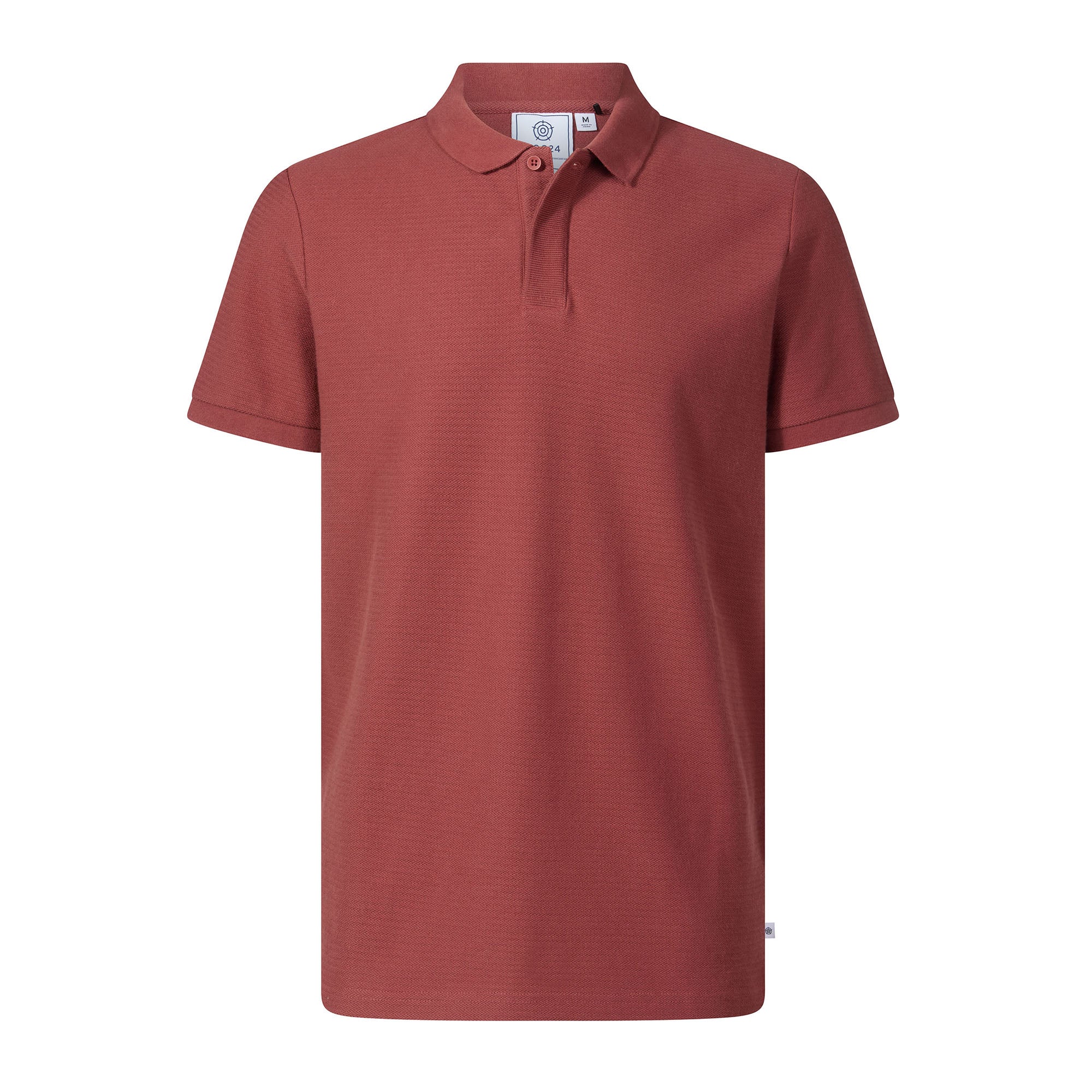 Varris Mens 100% Cotton Supersoft Polo Shirt - Garnet Red - Image 6