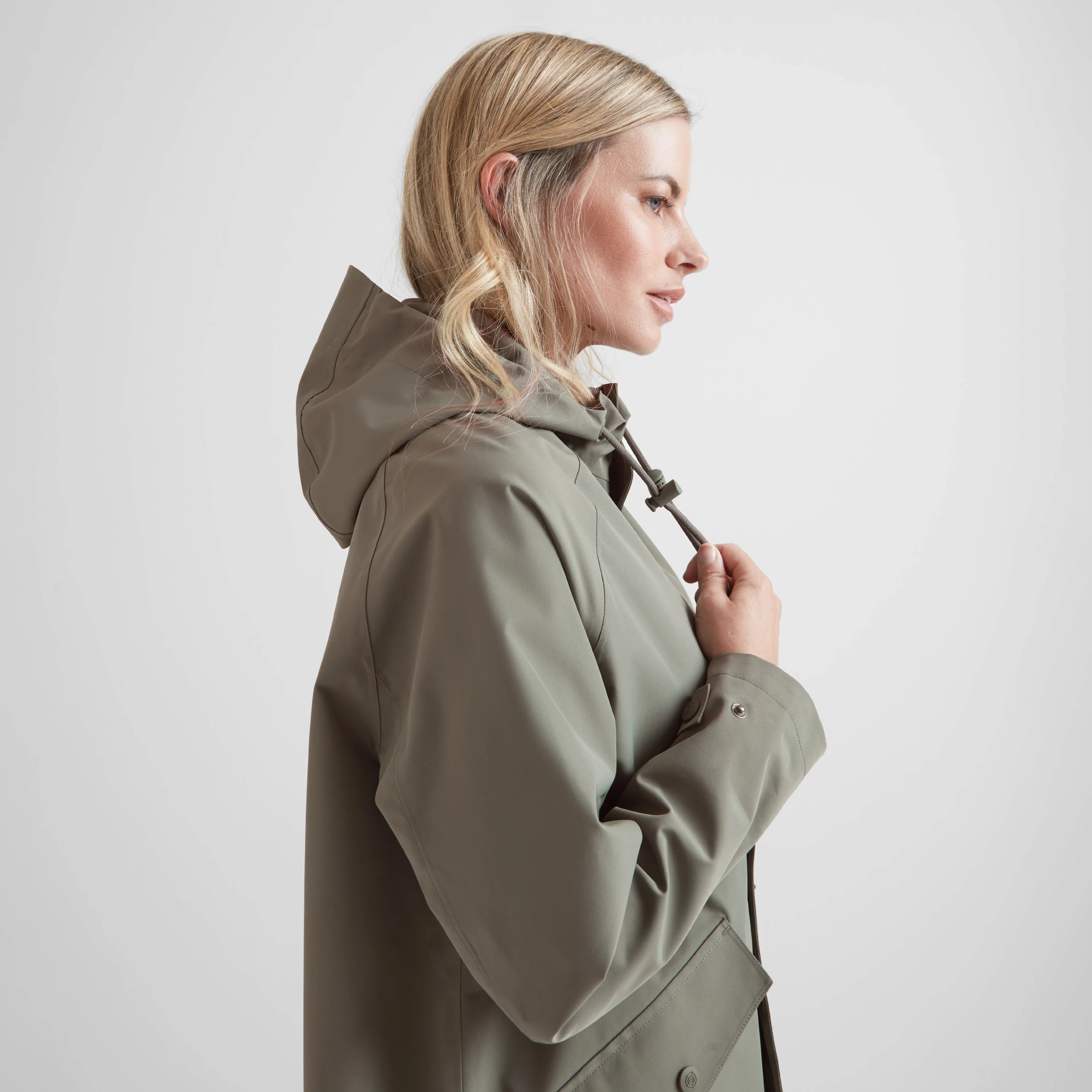 Vena Womens Waterproof Jacket - Pale Khaki - Image 7