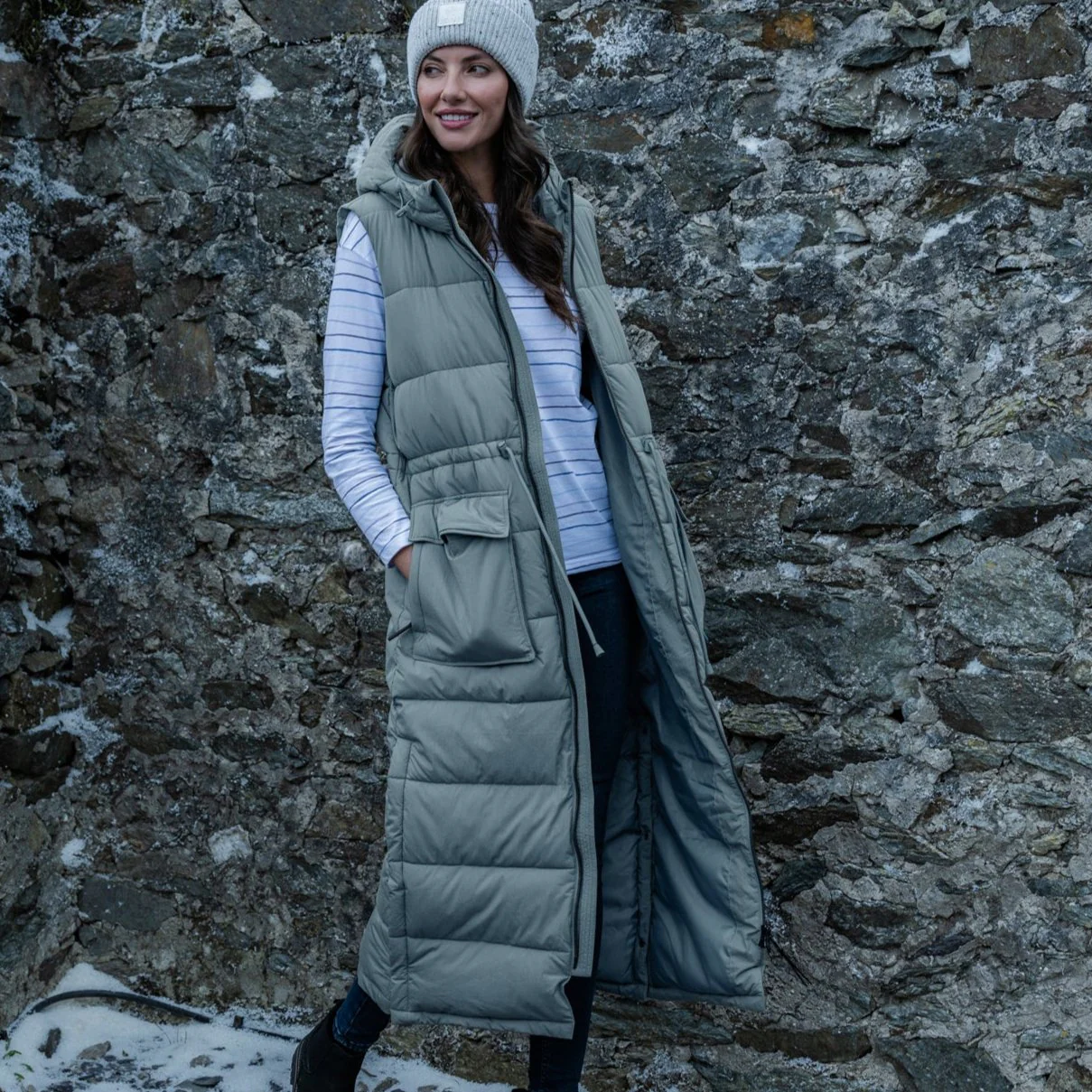 Welham Womens Gilet - Mist Grey - Image 7