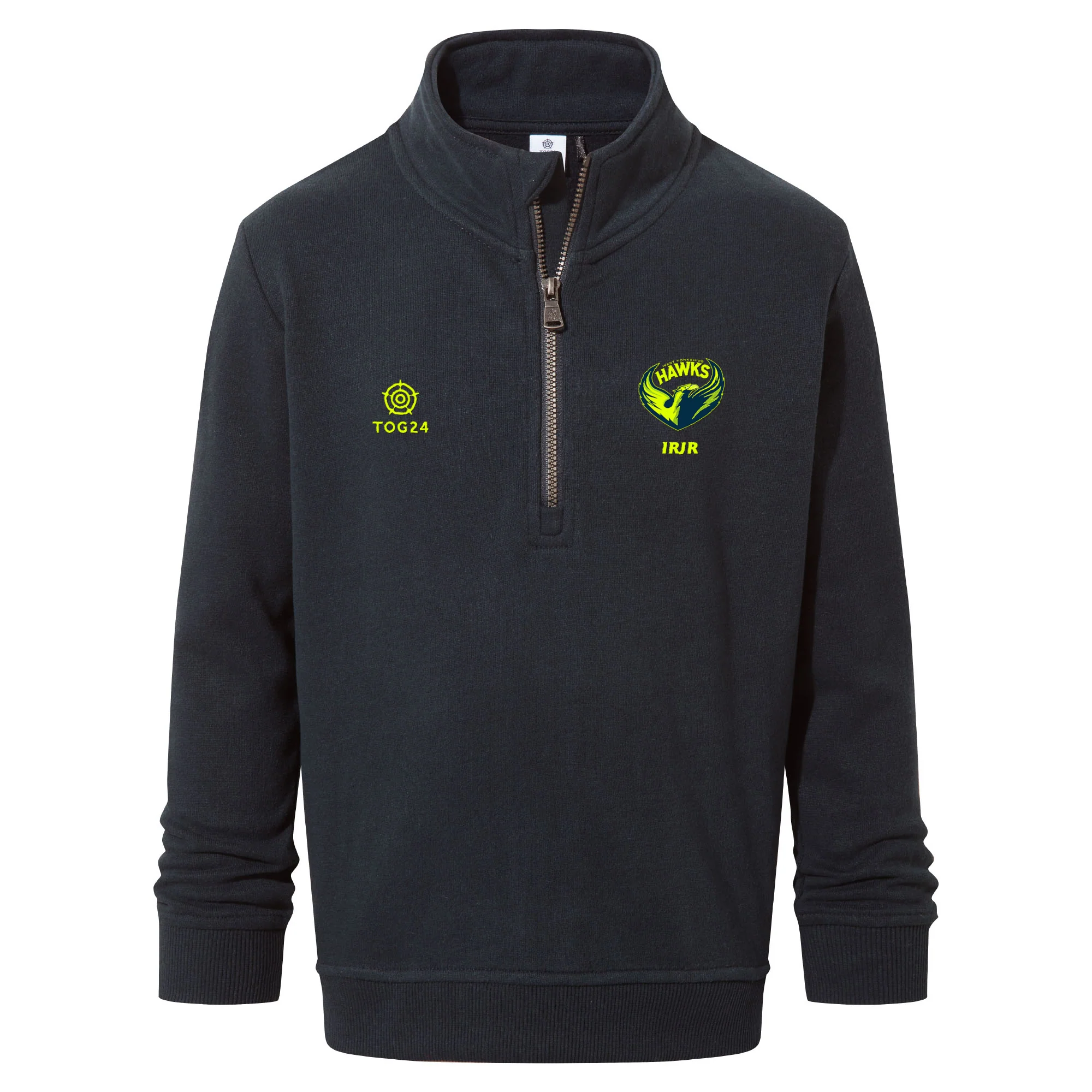 West Yorkshire Hawks Kids - Oakenshaw 1/4 Zip Neck Dark Indigo