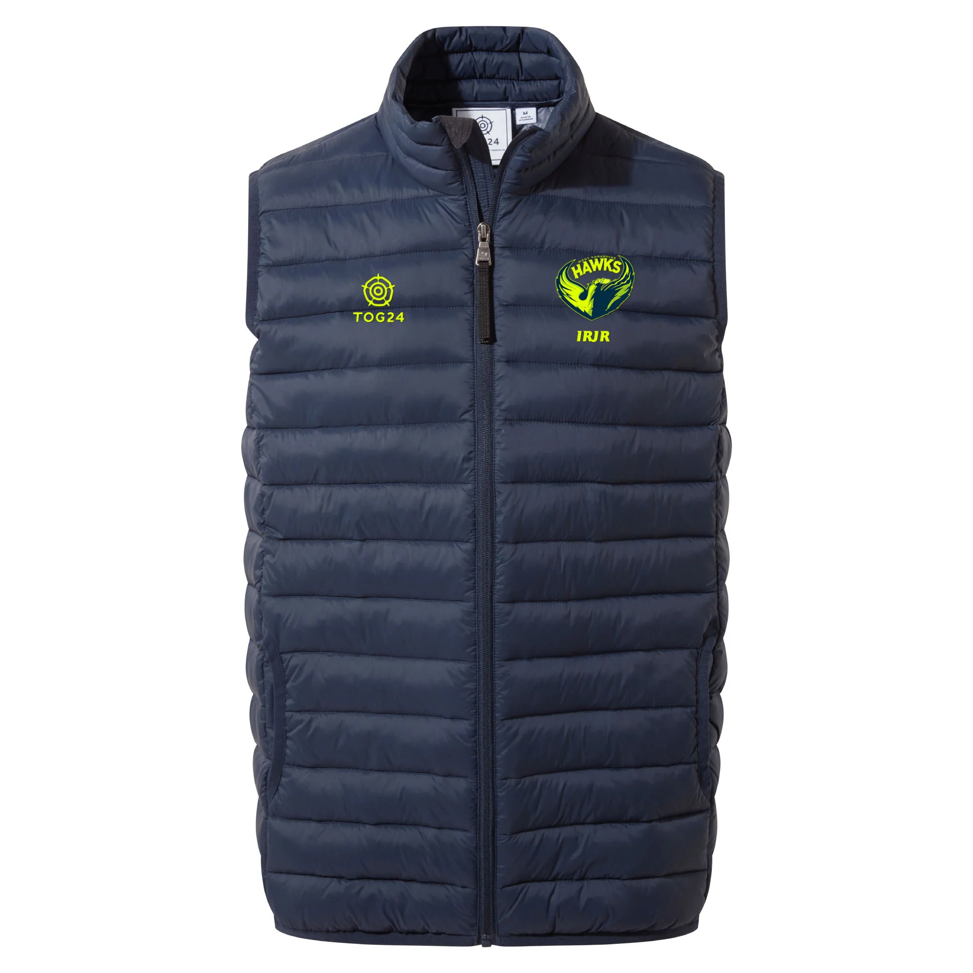 West Yorkshire Hawks Mens - Gibson Padded Gilet Dark Indigo