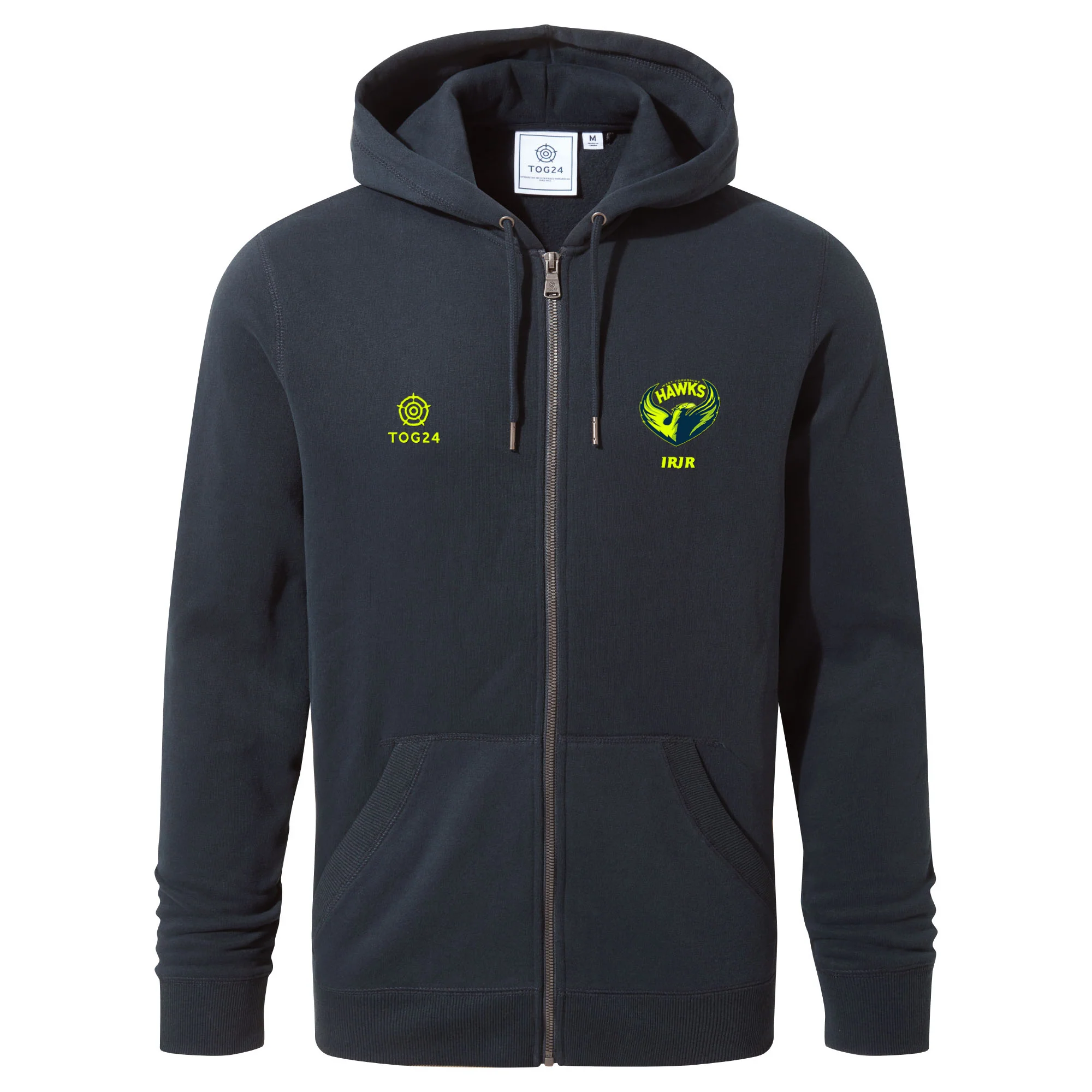 West Yorkshire Hawks Mens - Norwood Zip Hoody Dark Indigo