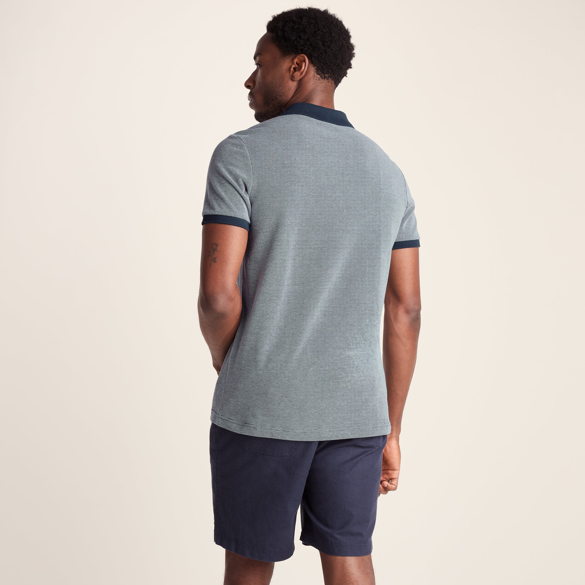 Whitley Mens 100% Cotton Polo Shirt - Deep Teal - Image 3