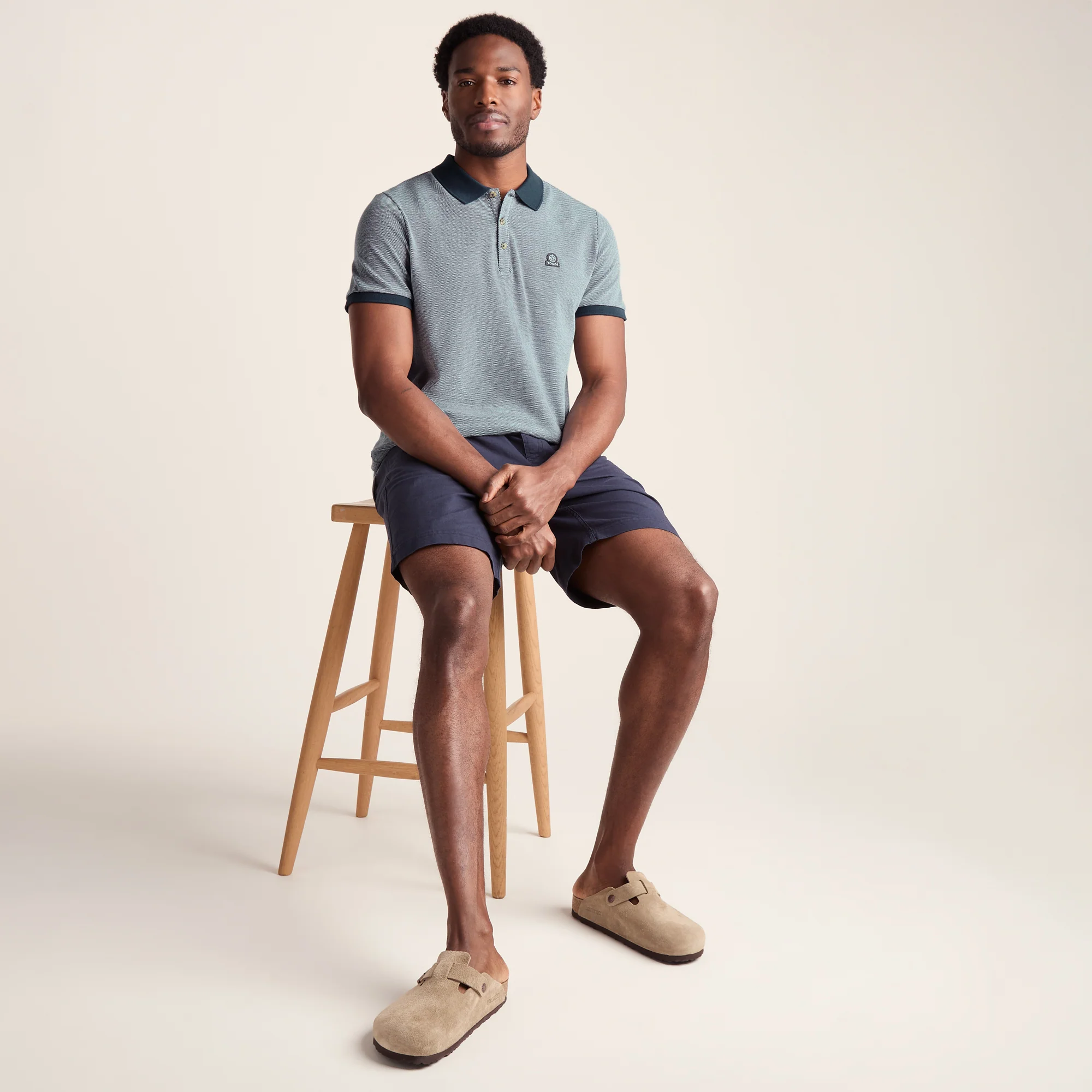 Whitley Mens 100% Cotton Polo Shirt - Deep Teal - Image 4
