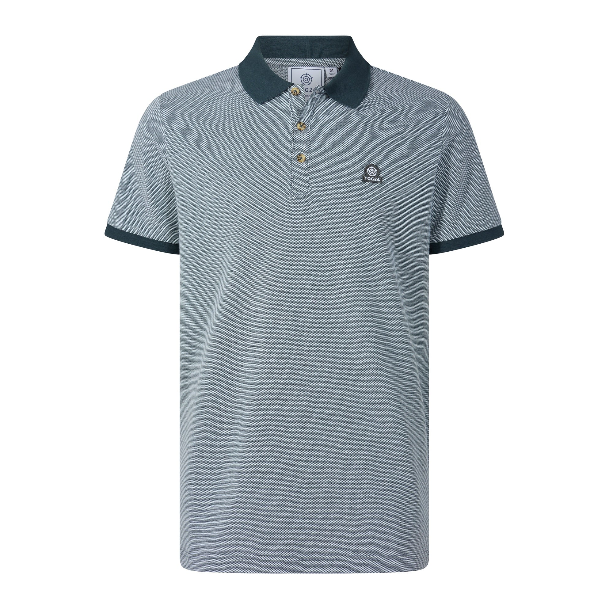 Whitley Mens 100% Cotton Polo Shirt - Deep Teal - Image 6