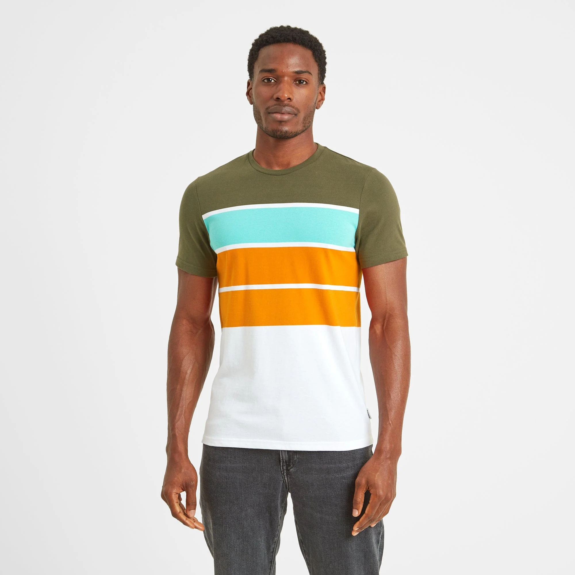 Whitwick Mens T-Shirt - Khaki - Image 3