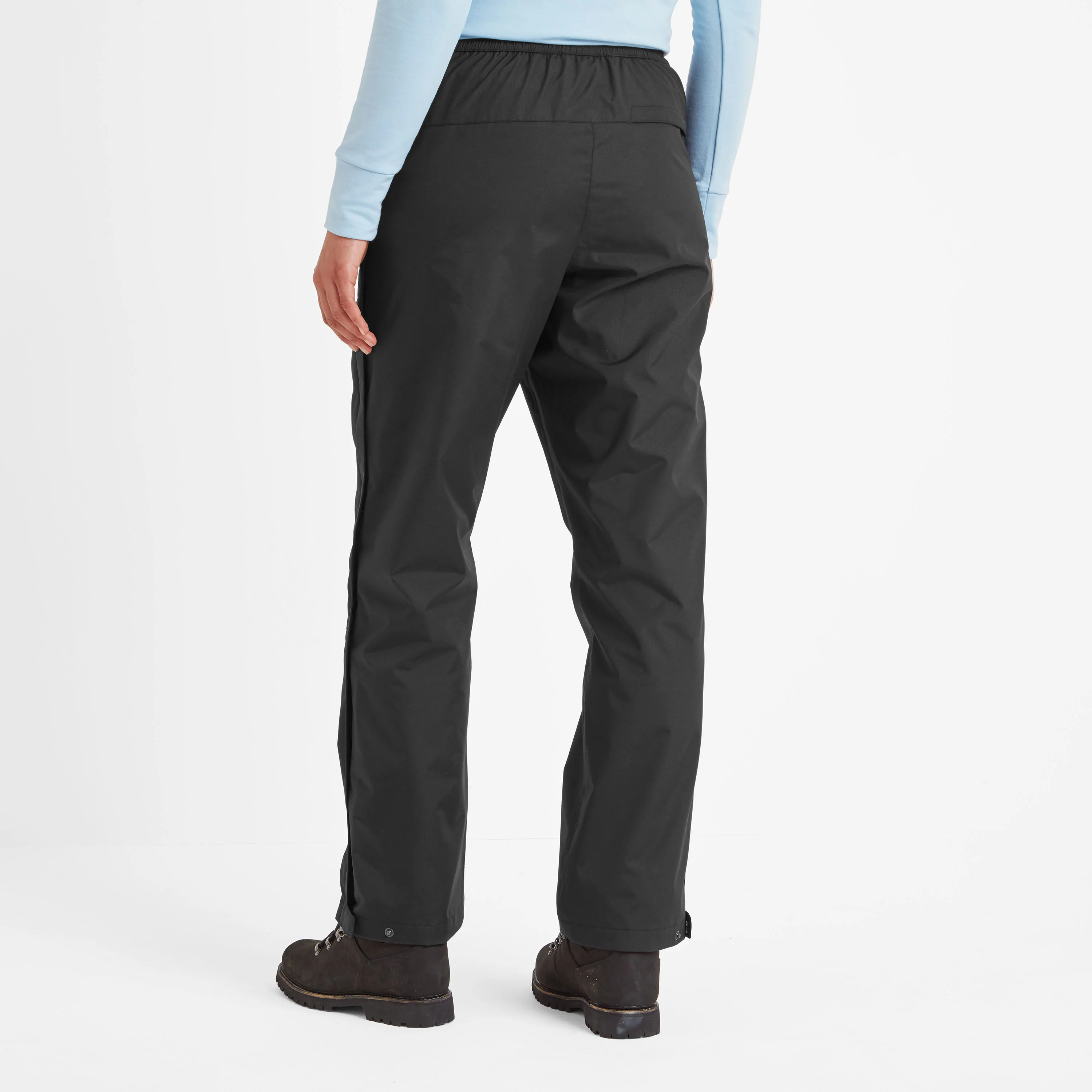 Wigton Womens Waterproof Trousers Short - Black - Image 3