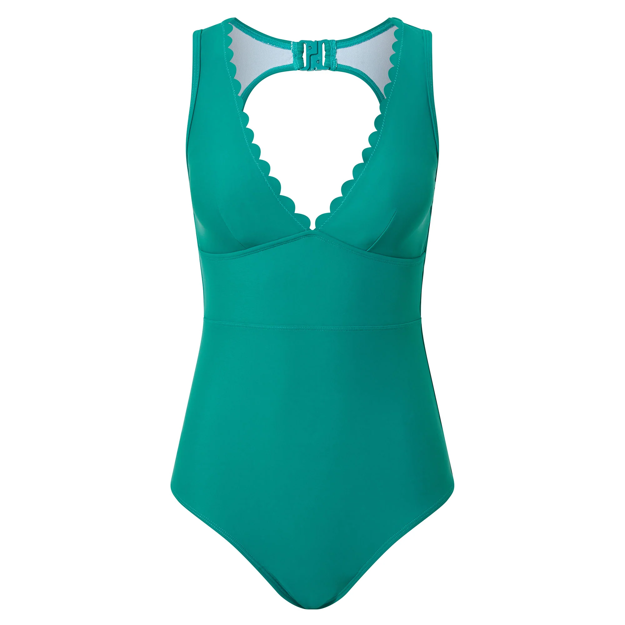 Zoe Womens Swimsuit - Lake Green - Image 7
